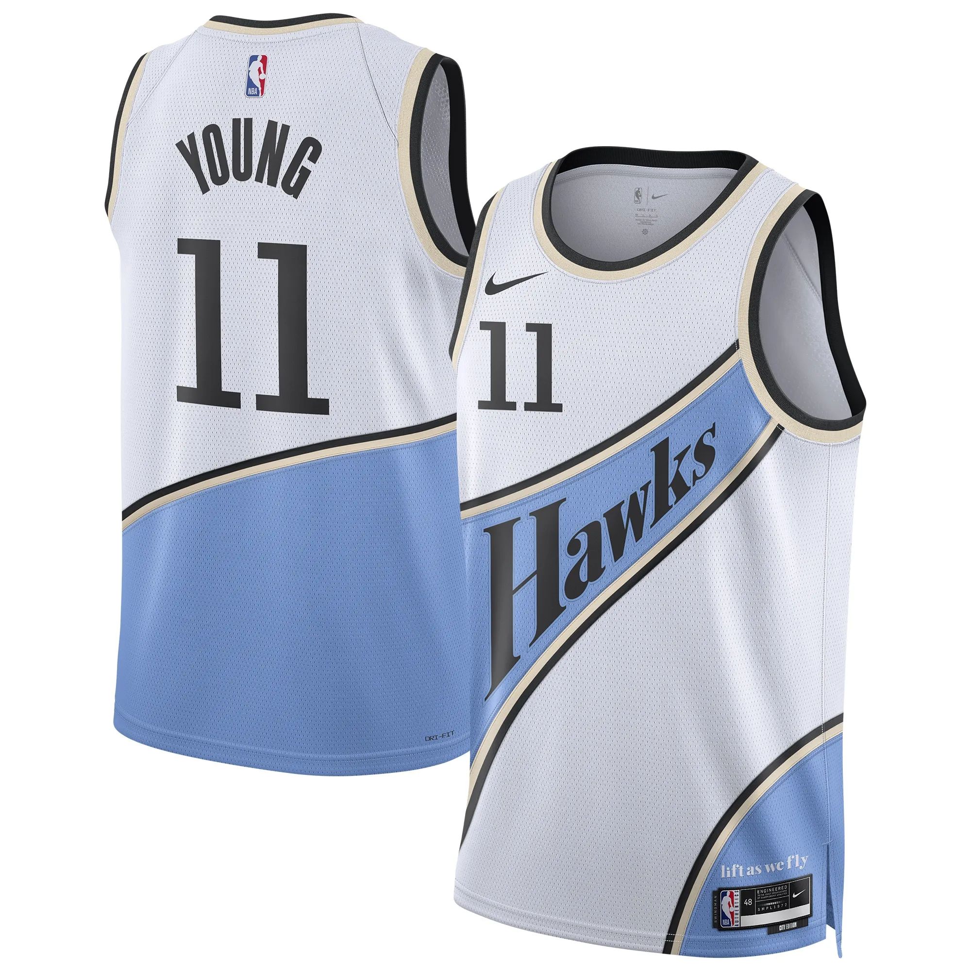 Trae Young Atlanta Hawks Nike Unisex 2024-25 Swingman Player Jersey - City Edition - White
