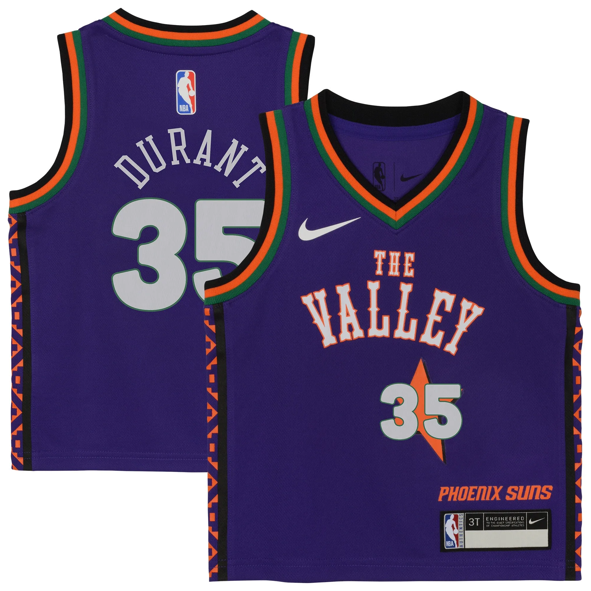 Kevin Durant Phoenix Suns Nike Preschool 2024-25 Swingman Player Jersey -  City Edition - Purple