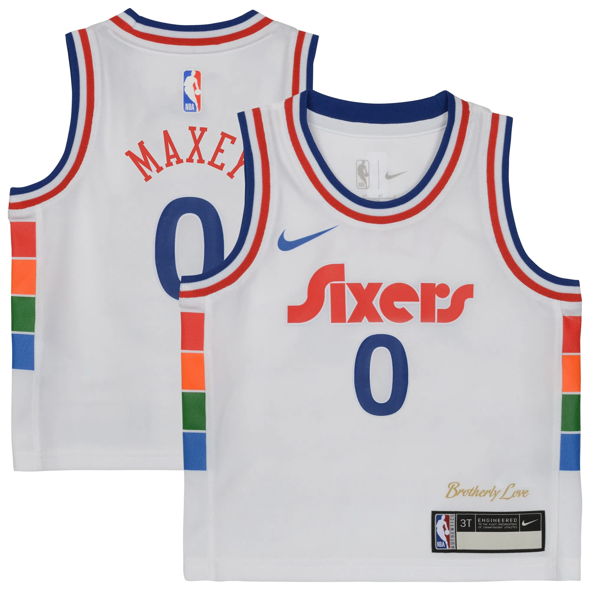 Tyrese Maxey Philadelphia 76ers Nike Infant 2024-25 Swingman Player Jersey - City Edition - White