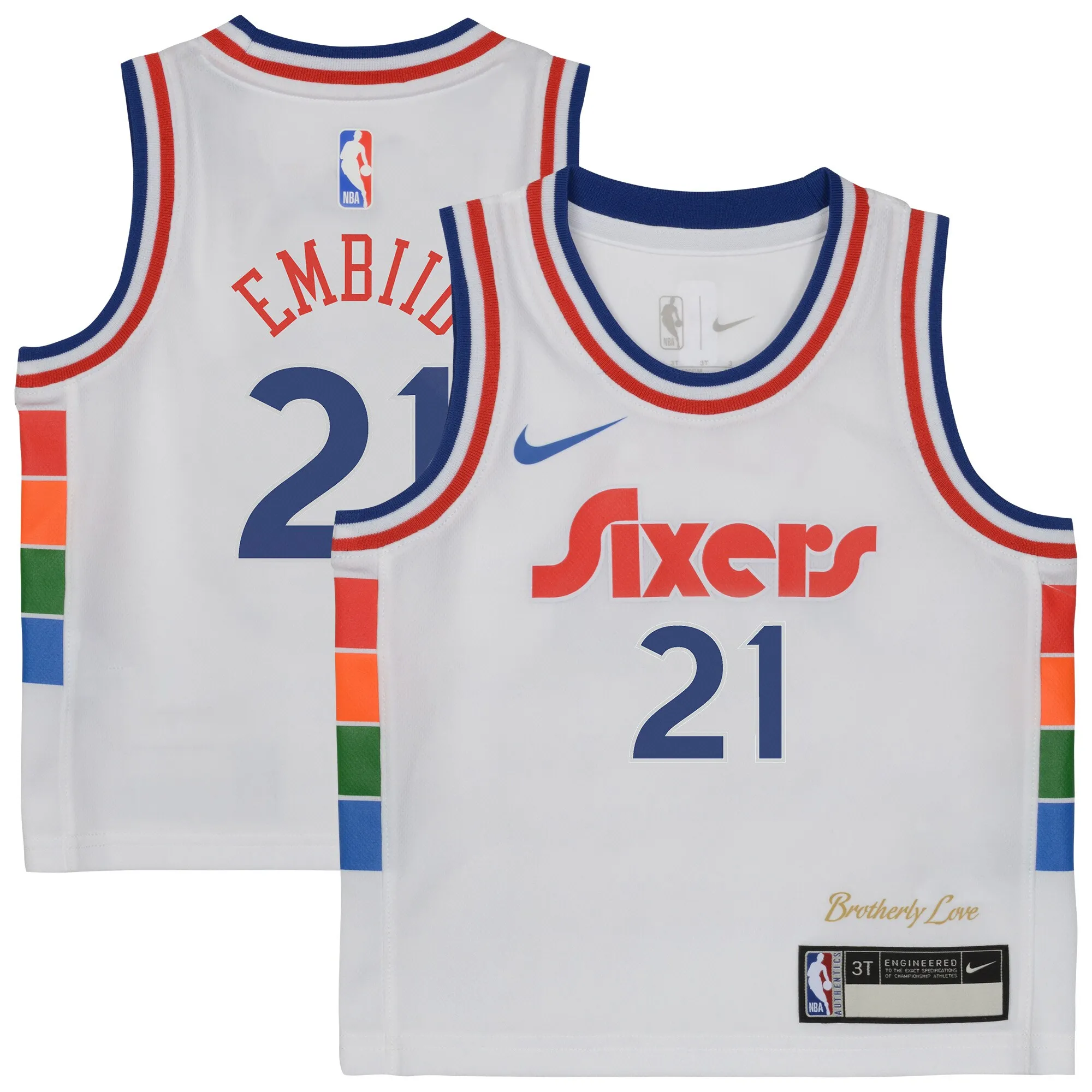 Joel Embiid Philadelphia 76ers Nike Toddler 2024-25 Swingman Player Jersey - City Edition - White