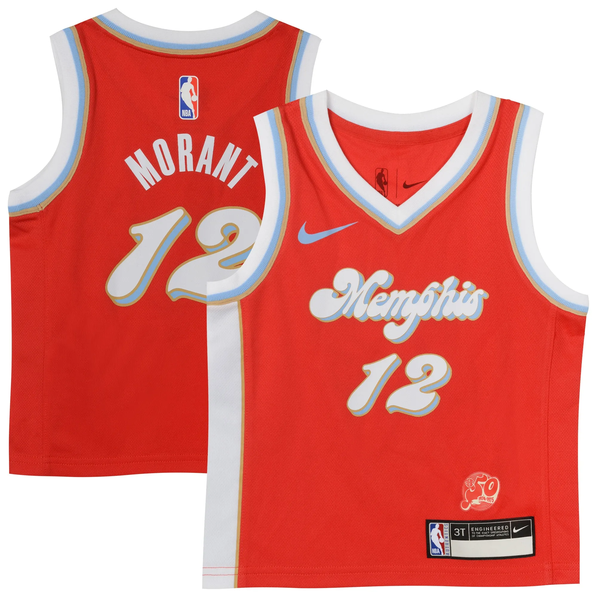 Ja Morant Memphis Grizzlies Nike Toddler 2024-25 Swingman Player Jersey - City Edition - Red