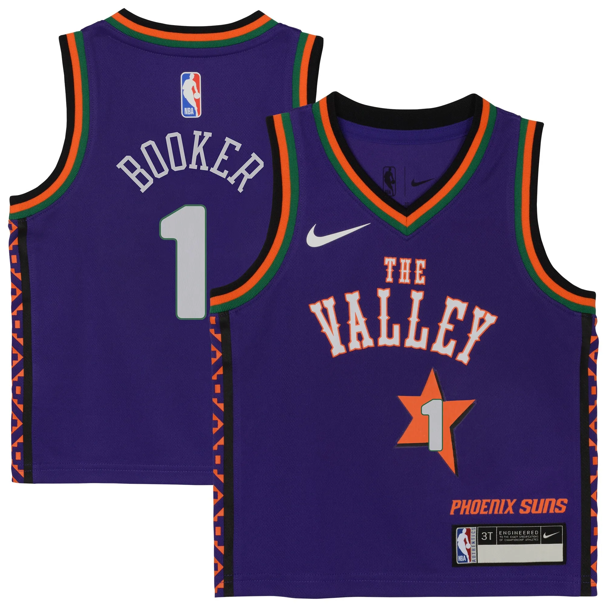 Devin Booker Phoenix Suns Nike Toddler 2024-25 Swingman Player Jersey - City Edition - Purple