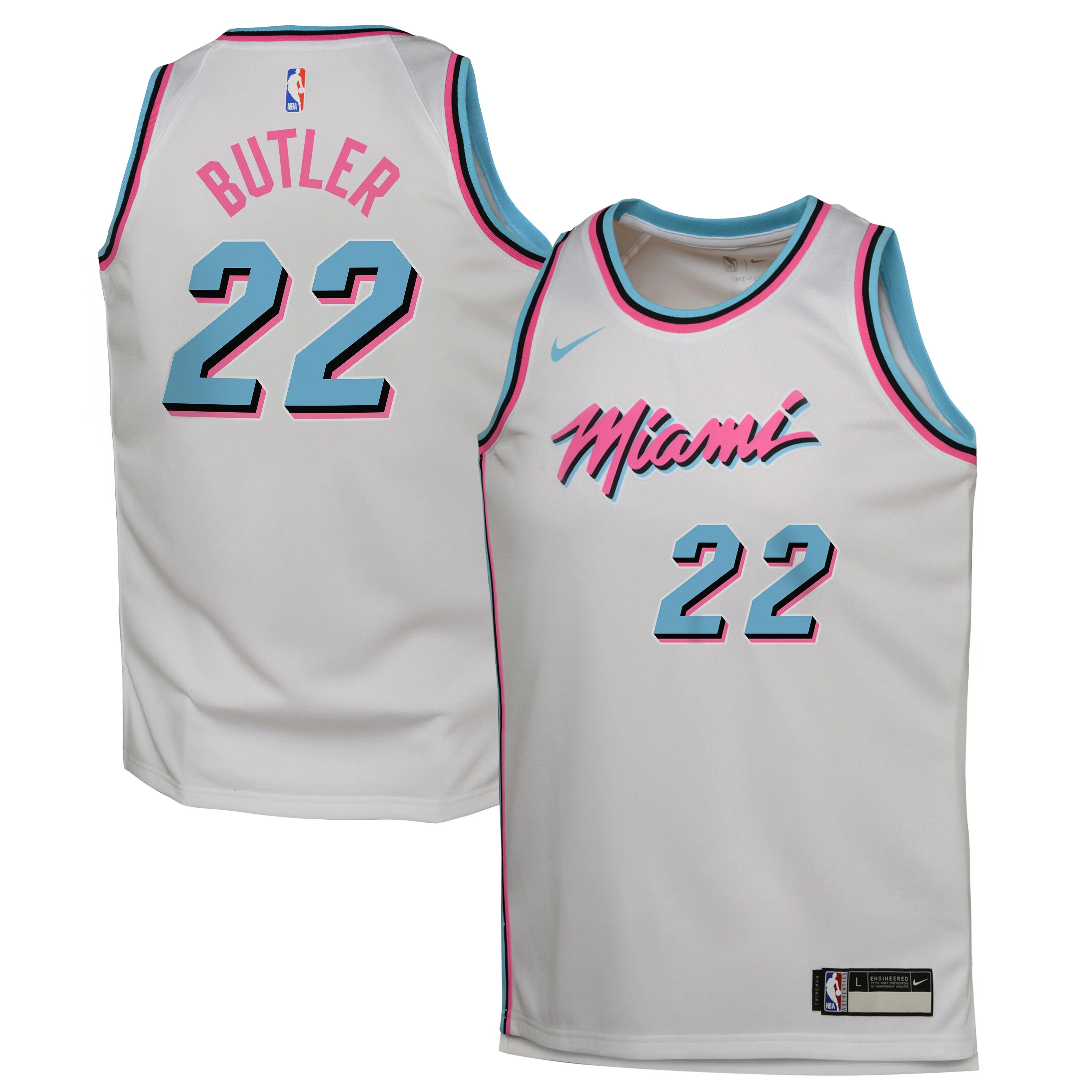 Jimmy Butler Miami Heat Nike Youth 2024-25 Swingman Player Jersey - City Edition - White