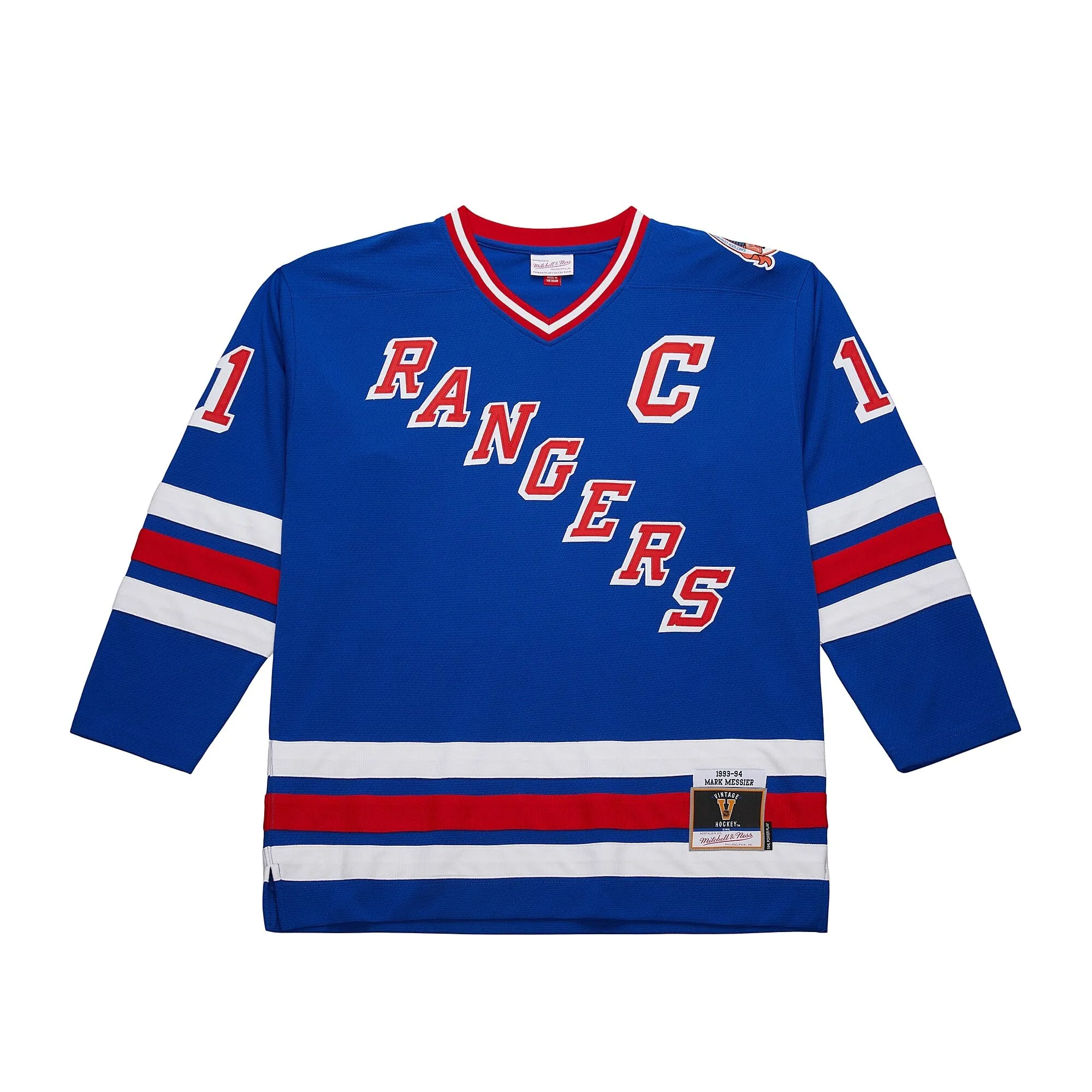 Mark Messier New York Rangers Mitchell & Ness Big & Tall 1993-94 Blue Line 2.0 Jersey - Blue