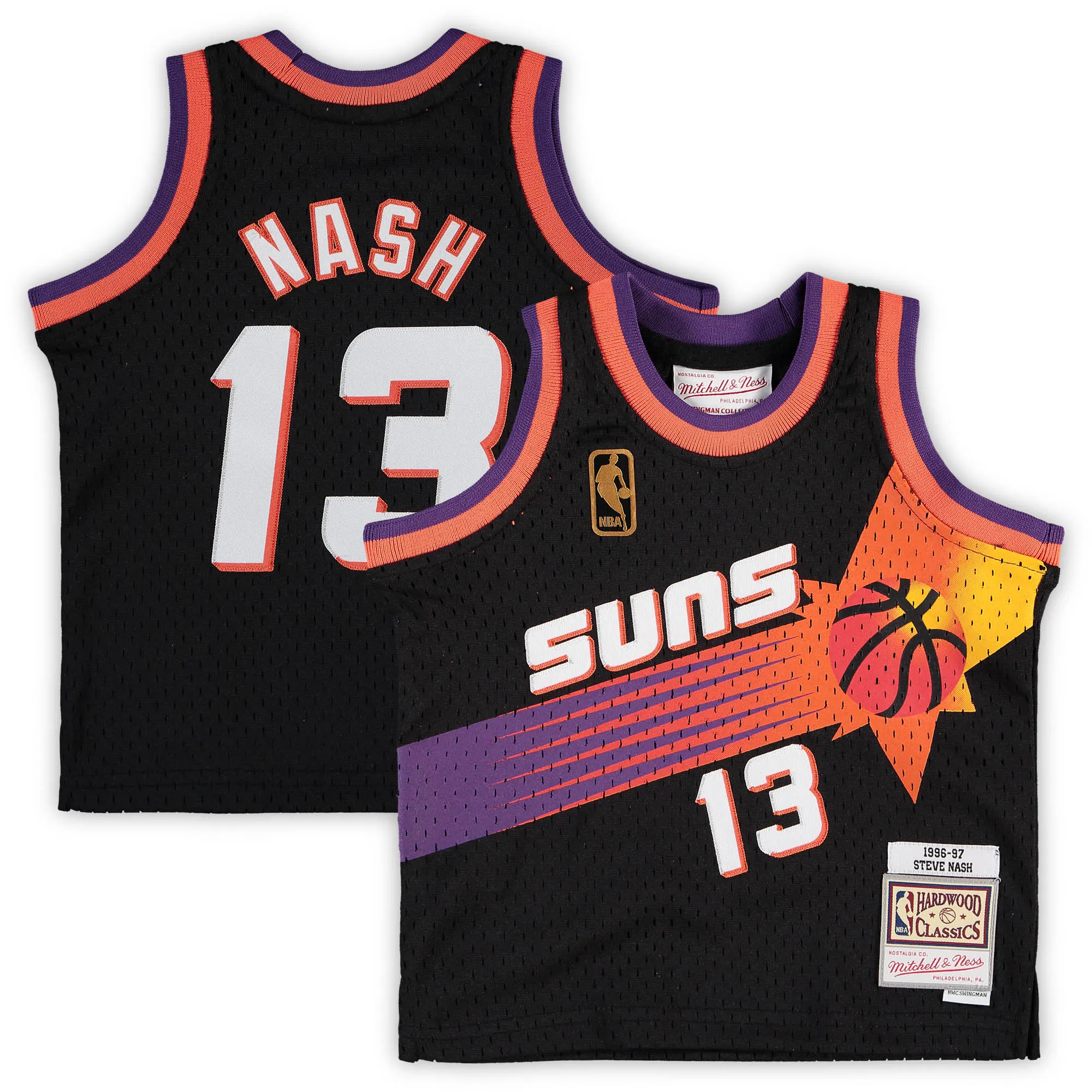 Steve Nash Phoenix Suns Mitchell & Ness Infant 1996-97 Hardwood Classics Retired Player Jersey - Black
