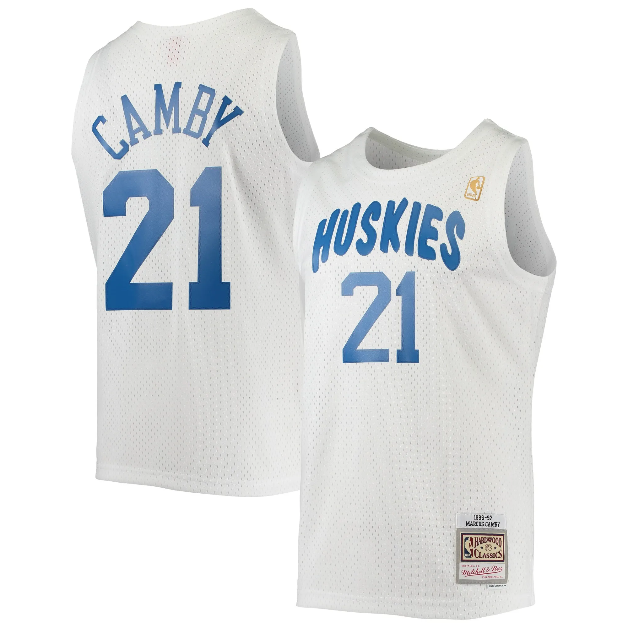 Marcus Camby Toronto Raptors Mitchell & Ness 1996-97 Hardwood Classics Swingman Jersey - White