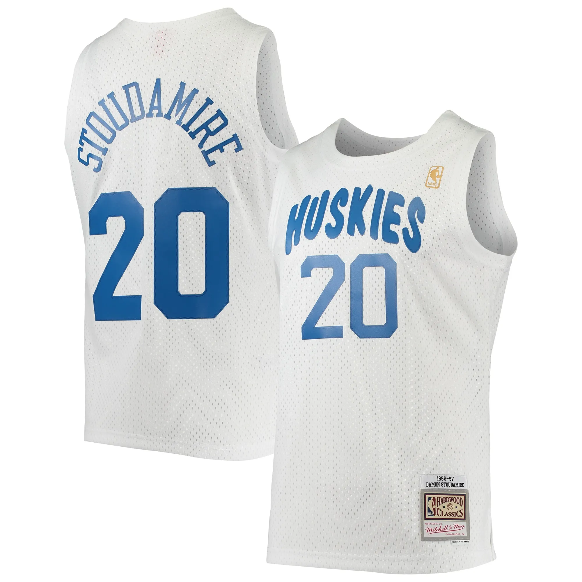 Damon Stoudamire Toronto Raptors Mitchell & Ness 1996-97 Hardwood Classics Swingman Jersey - White