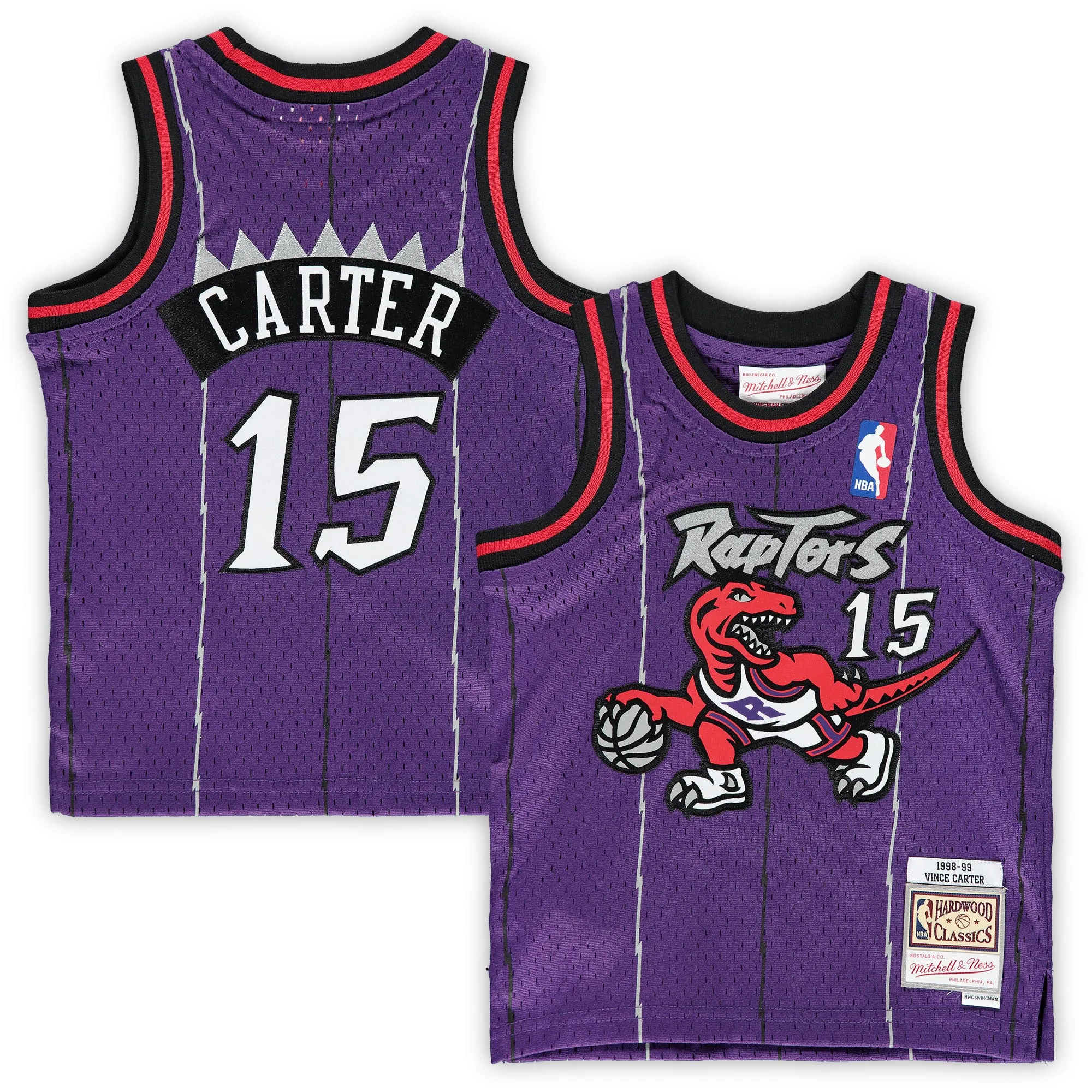 Vince Carter Toronto Raptors Mitchell & Ness Infant 1998-99 Hardwood Classics Retired Player Jersey - Purple