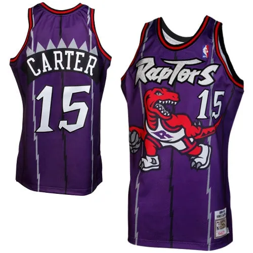 Mitchell & Ness Vince Carter Toronto Raptors 1998-99 Throwback Authentic Jersey - Purple