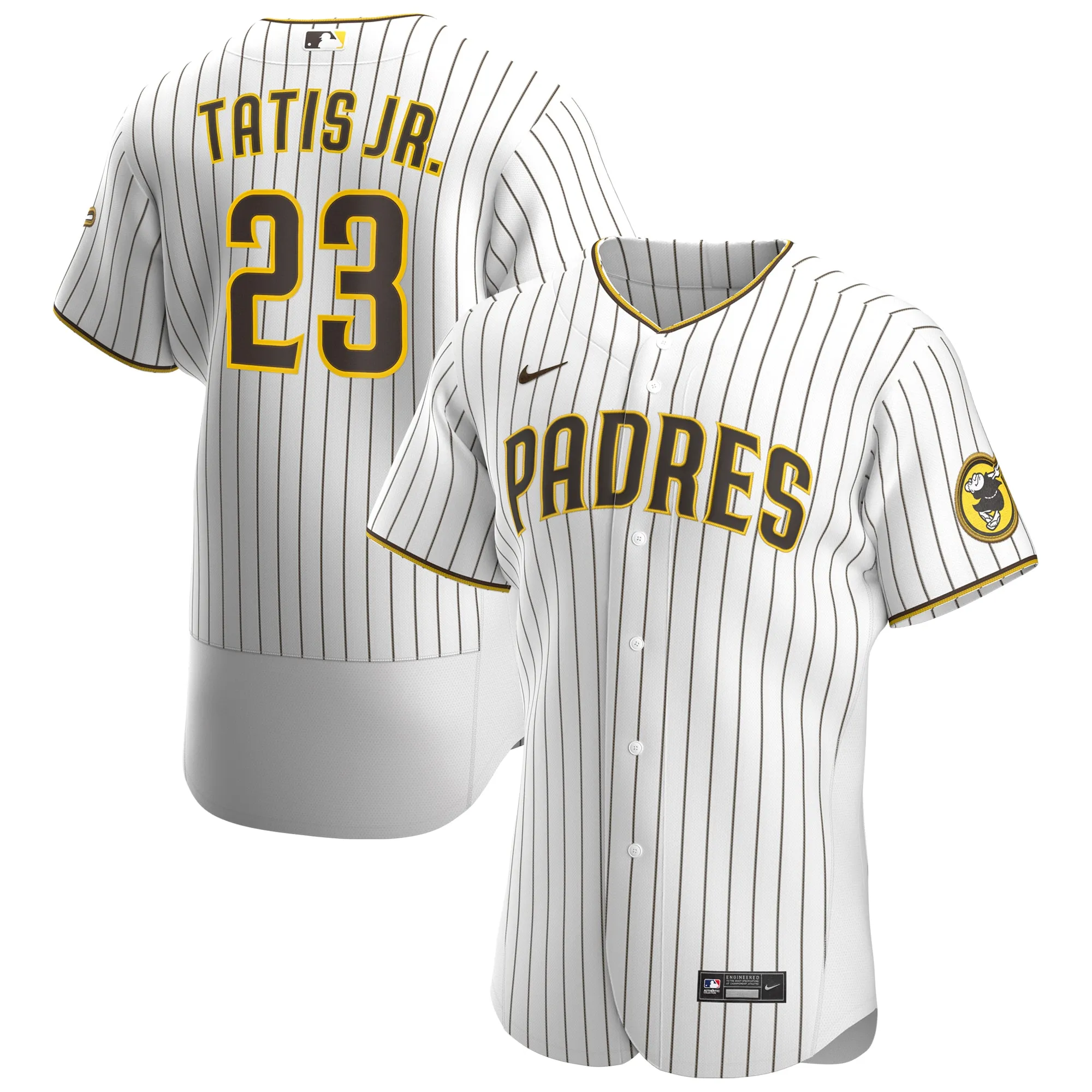 Fernando Tatís Jr. San Diego Padres Nike Home Authentic Player Jersey - White-Brown