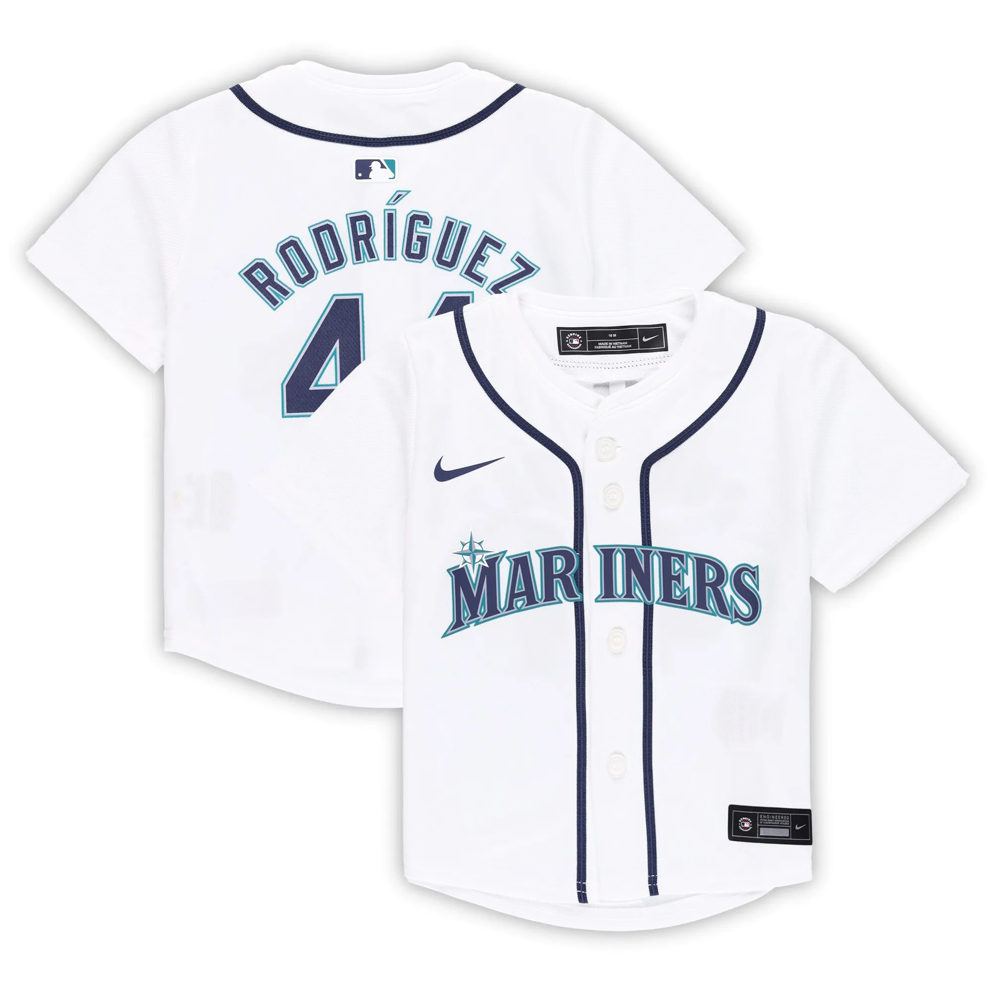 Julio Rodríguez Seattle Mariners Nike Infant  Game Jersey - White