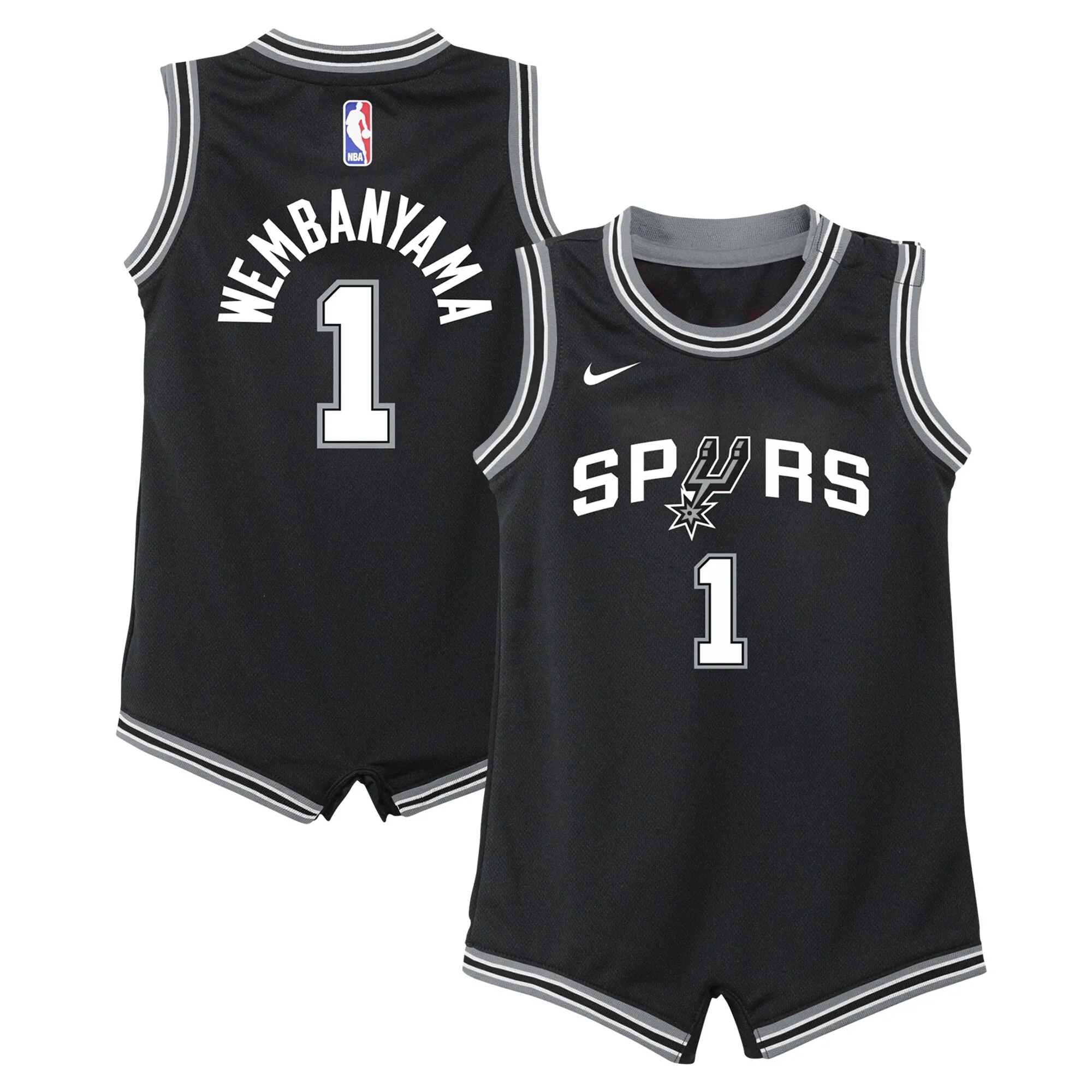 Victor Wembanyama San Antonio Spurs Nike Infant Swingman Player Jersey - Icon Edition - Black