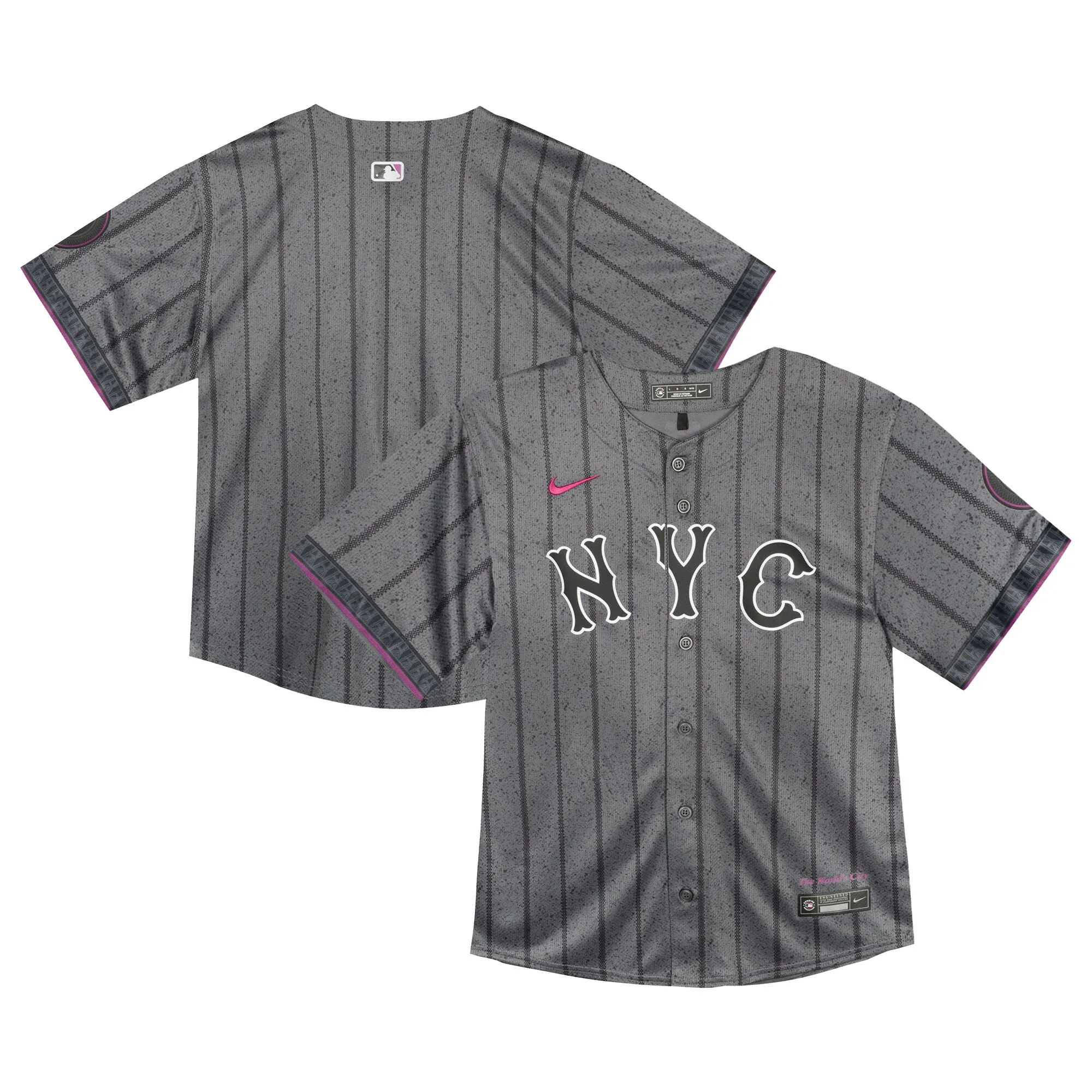 New York Mets Nike Infant 2024 City Connect Limited Jersey - Gray