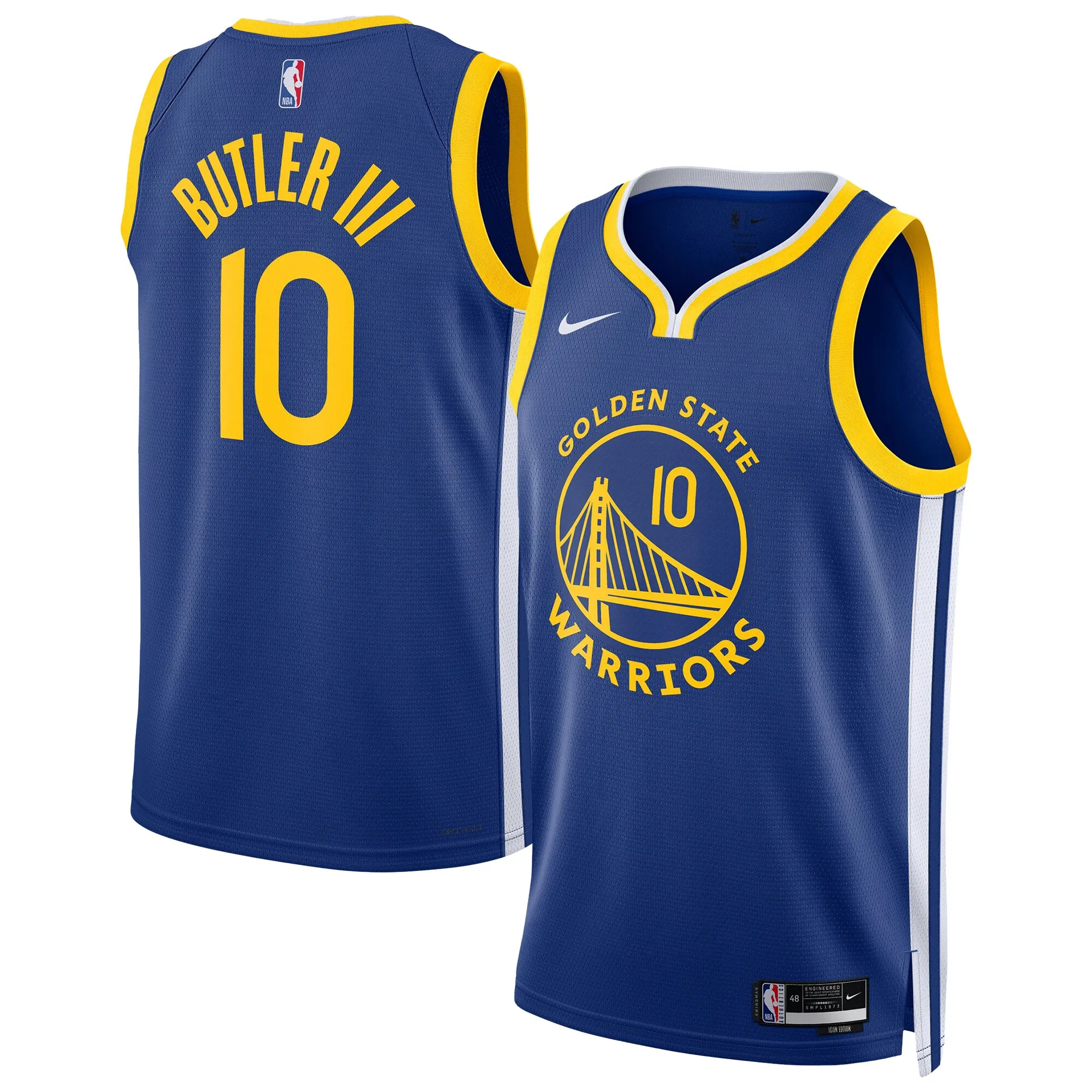 Jimmy Butler III Golden State Warriors Nike Male Swingman Player Jersey - Icon Edition - Royal