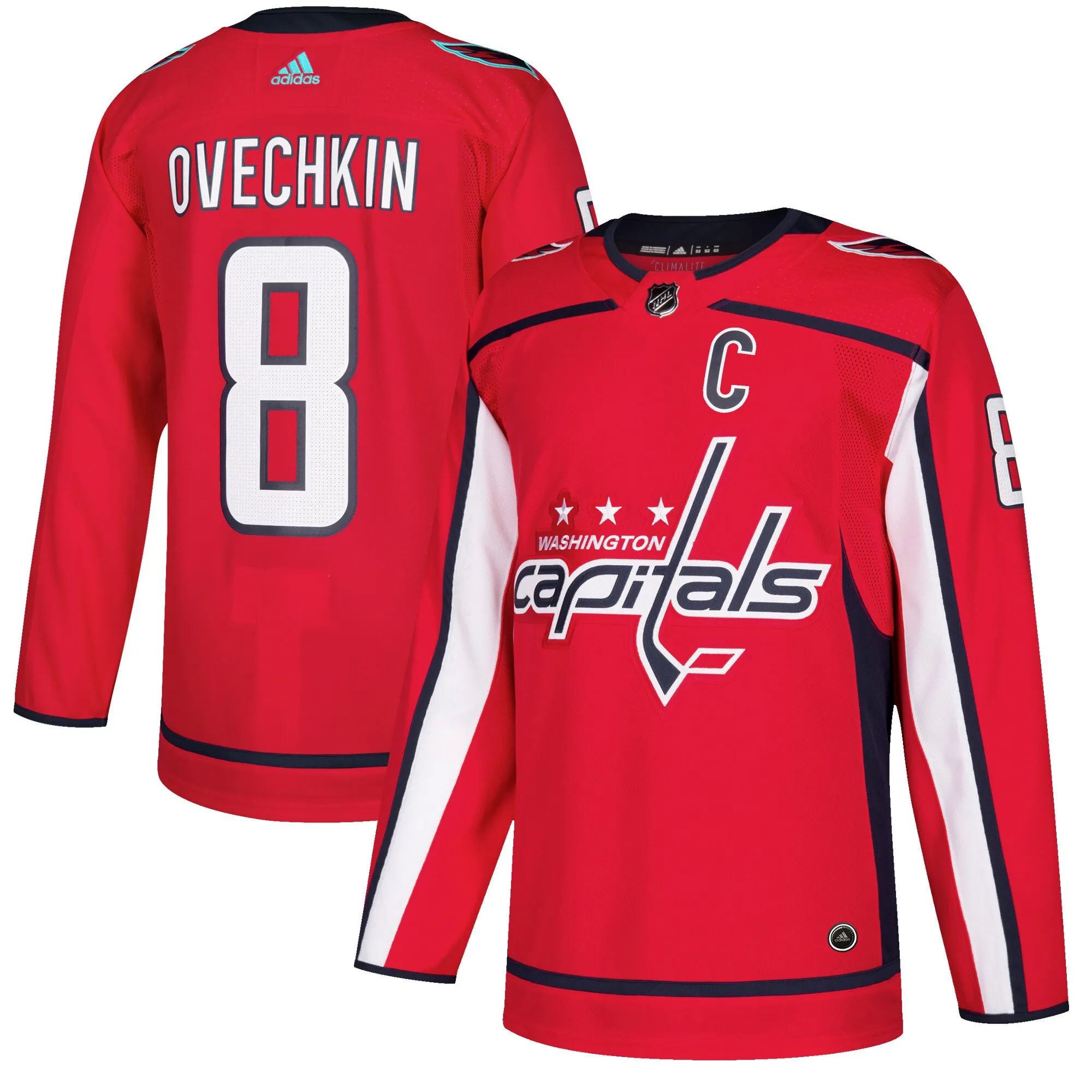 Alexander Ovechkin Washington Capitals adidas Authentic Player Jersey - Red