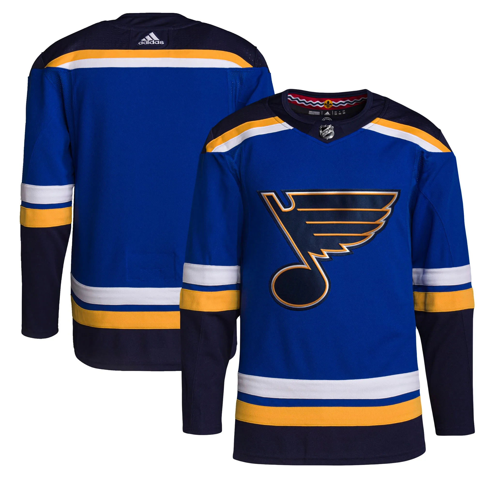 St. Louis Blues adidas Home Authentic Jersey - Royal