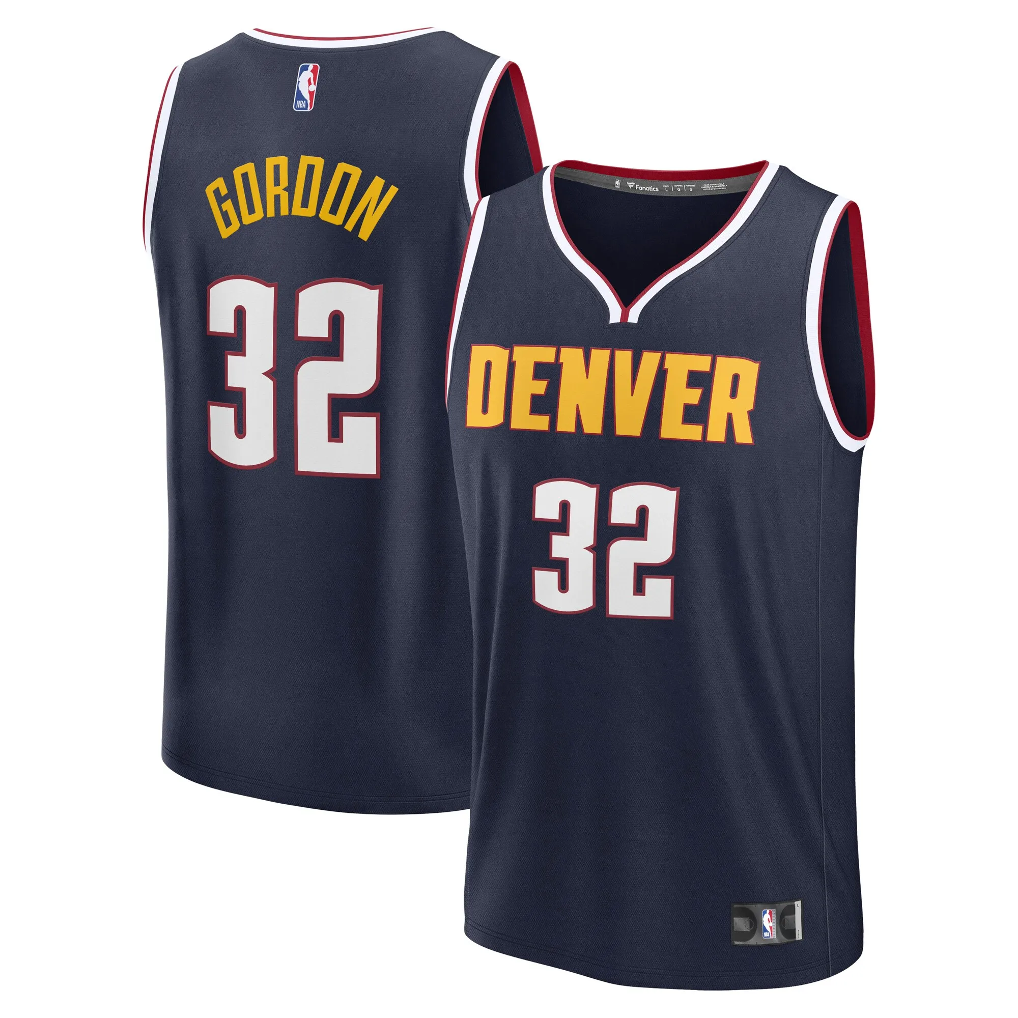 Aaron Gordon Denver Nuggets Fanatics Fast Break Replica Player Jersey - Icon Edition - Navy