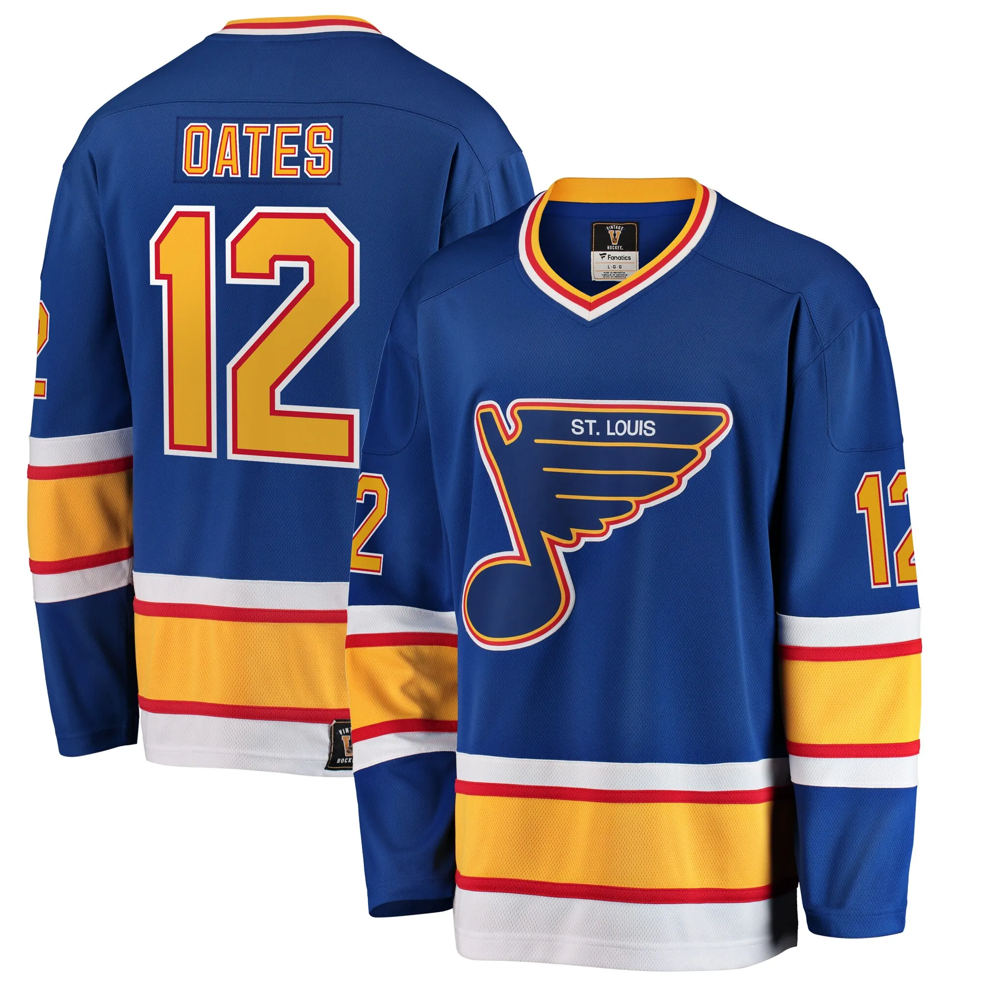 Adam Oates St. Louis Blues Fanatics Premier Breakaway Retired Player Jersey - Blue