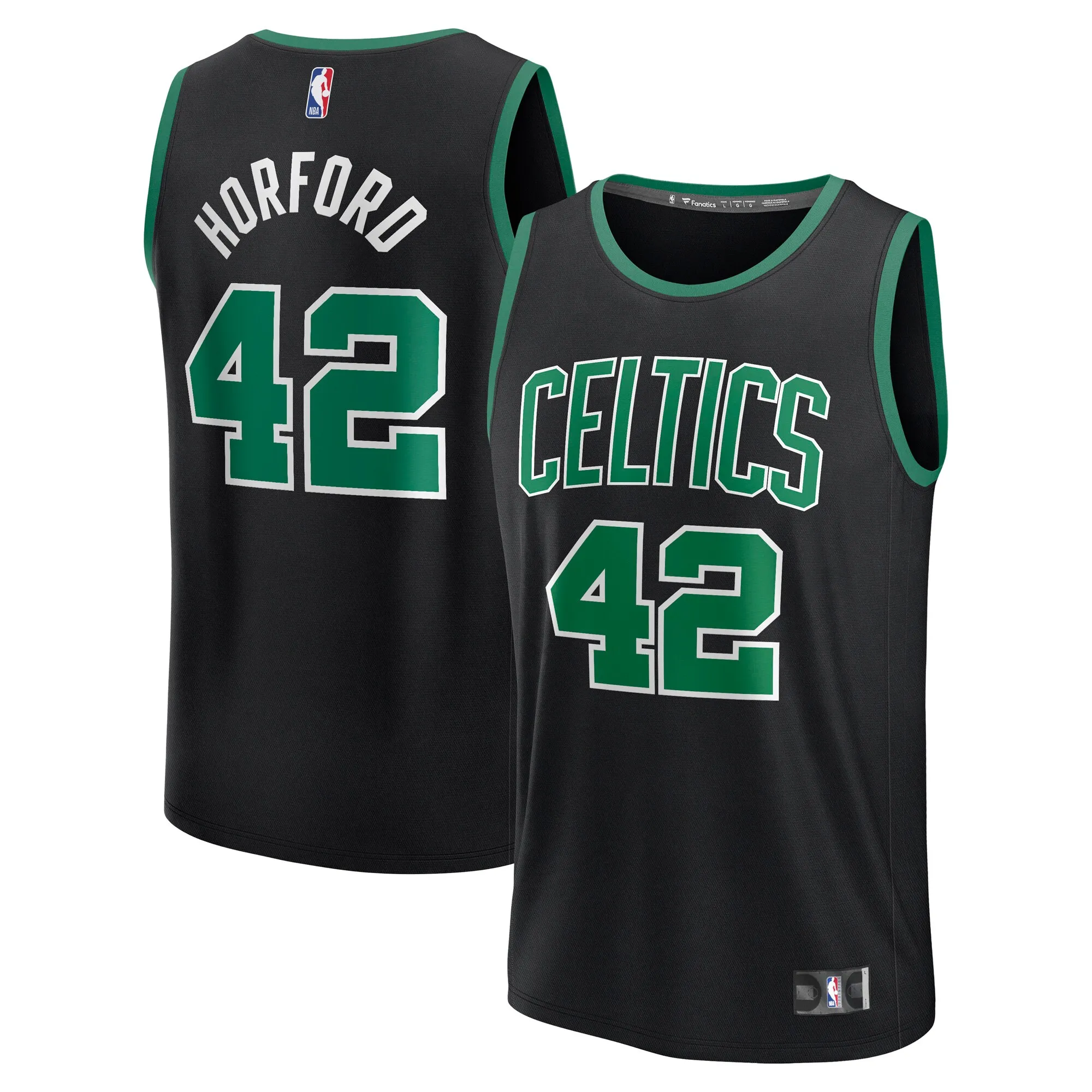 Al Horford Boston Celtics Fanatics Fast Break Replica Player Jersey - Statement Edition - Black