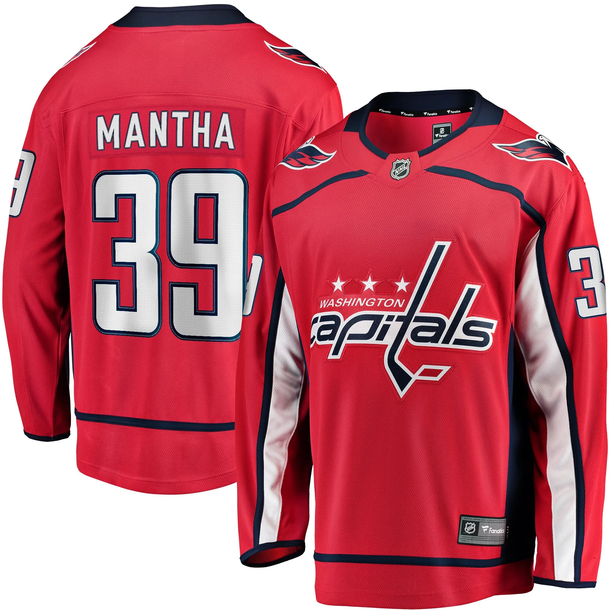 Anthony Mantha Washington Capitals Fanatics Home Breakaway Replica Jersey - Red