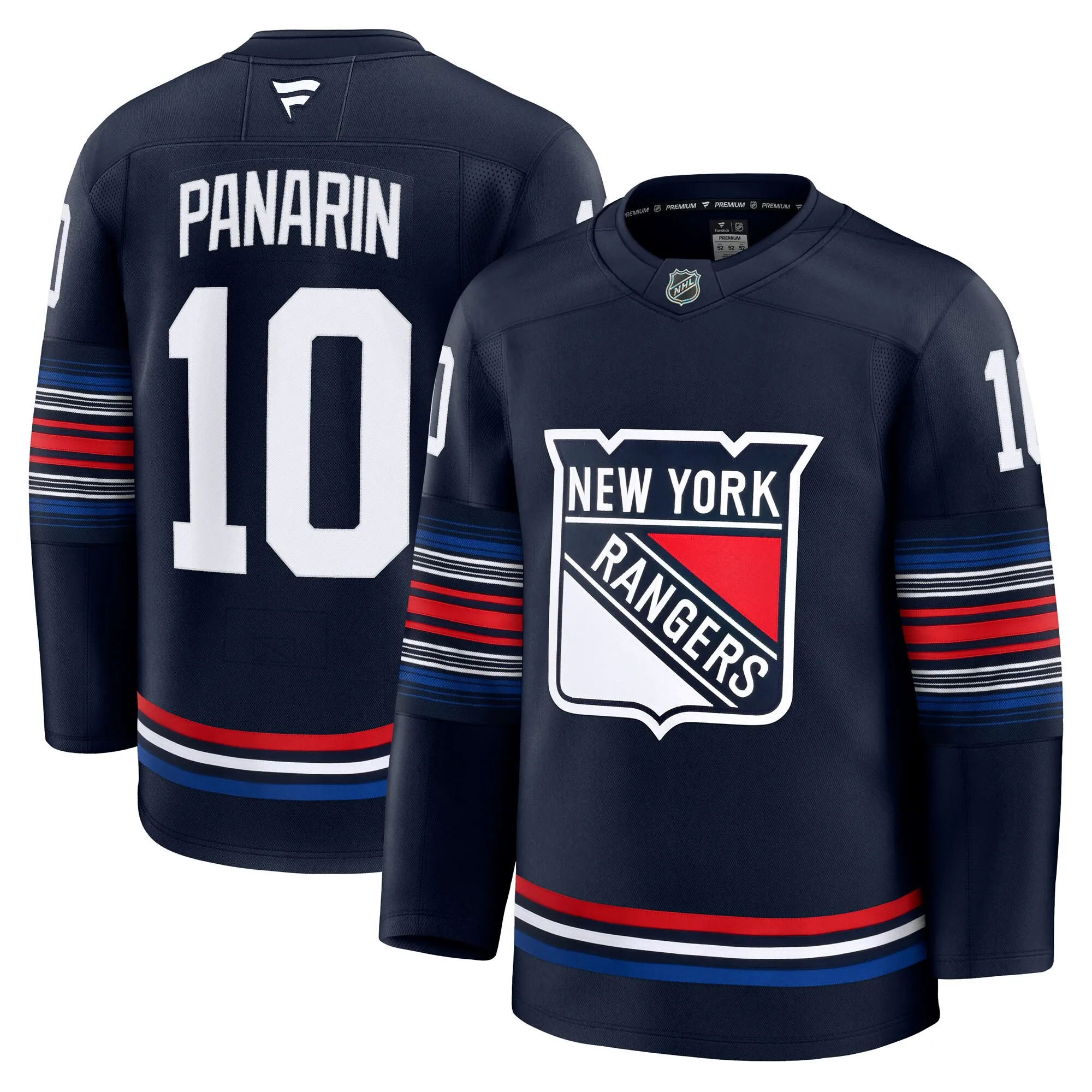Artemi Panarin New York Rangers Fanatics Alternate Premium Jersey - Navy