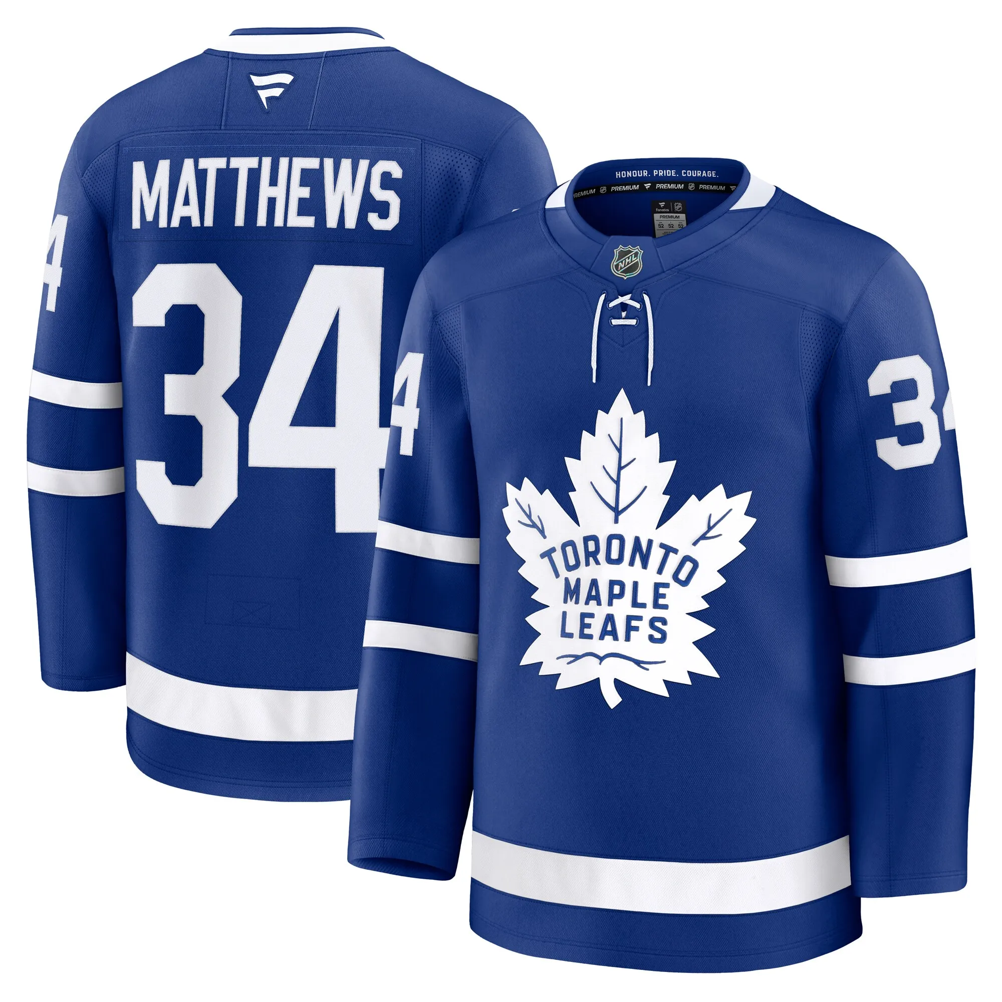 Auston Matthews Toronto Maple Leafs Fanatics Home Premium Jersey - Blue