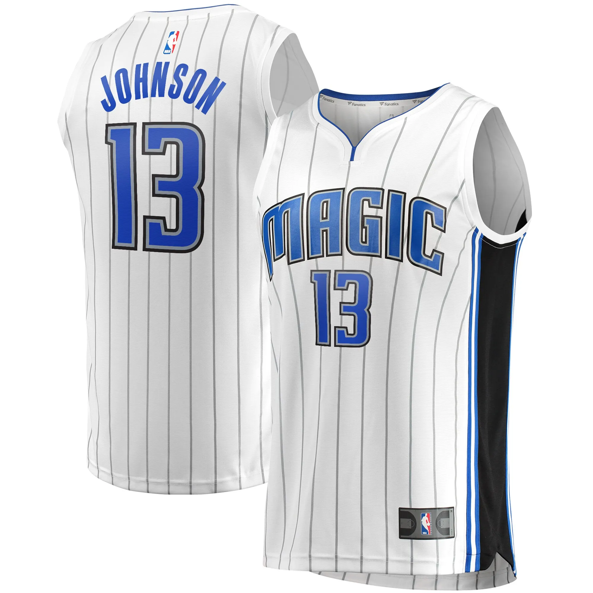 BJ Johnson Orlando Magic Fanatics Fast Break Player Jersey - Association Edition - White