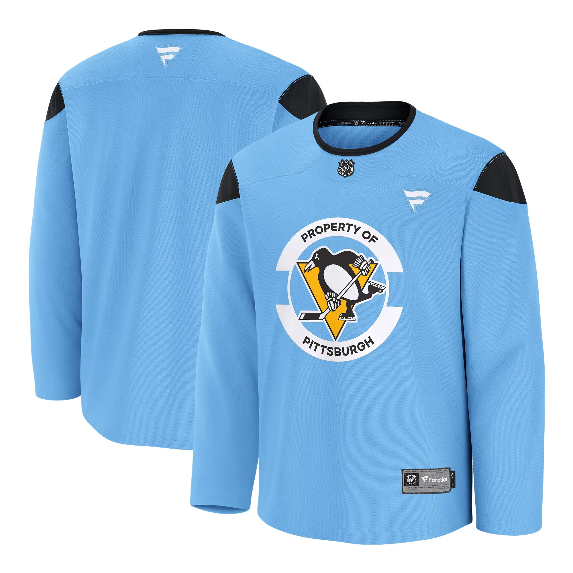 Pittsburgh Penguins Fanatics Home Practice Jersey - Blue