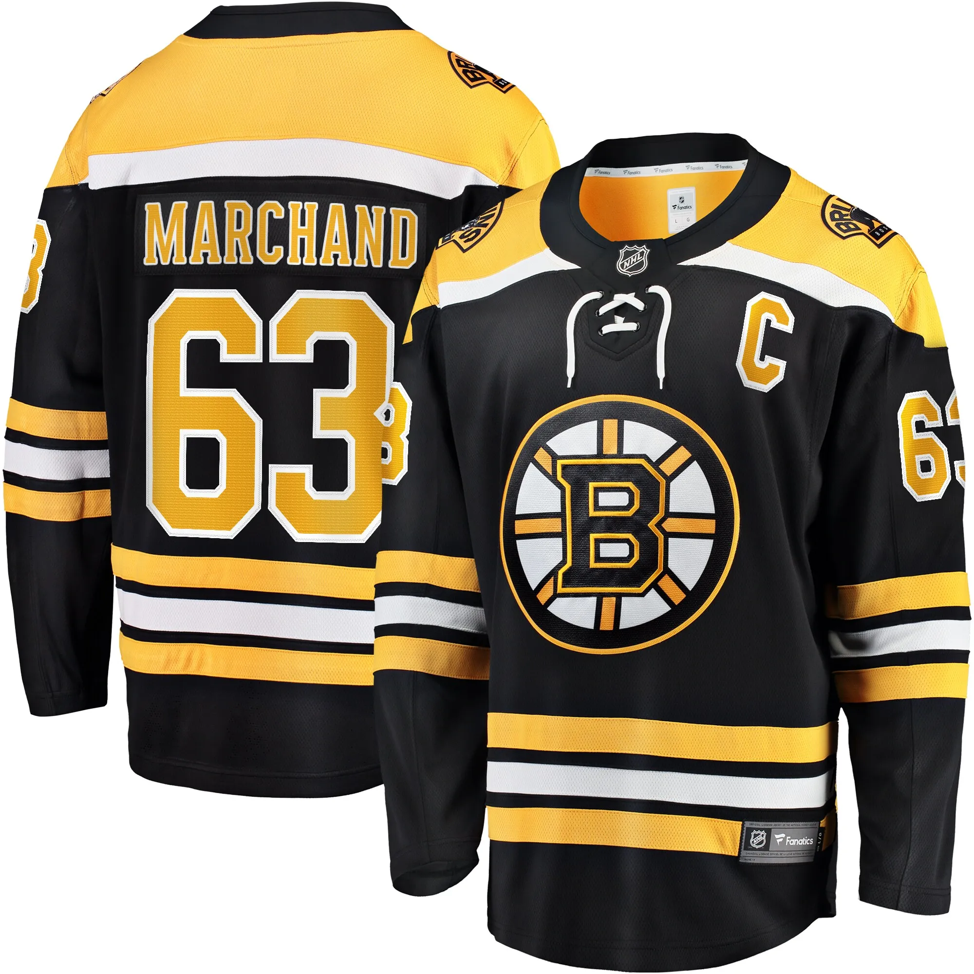 Brad Marchand Boston Bruins Fanatics Home Breakaway Jersey - Black
