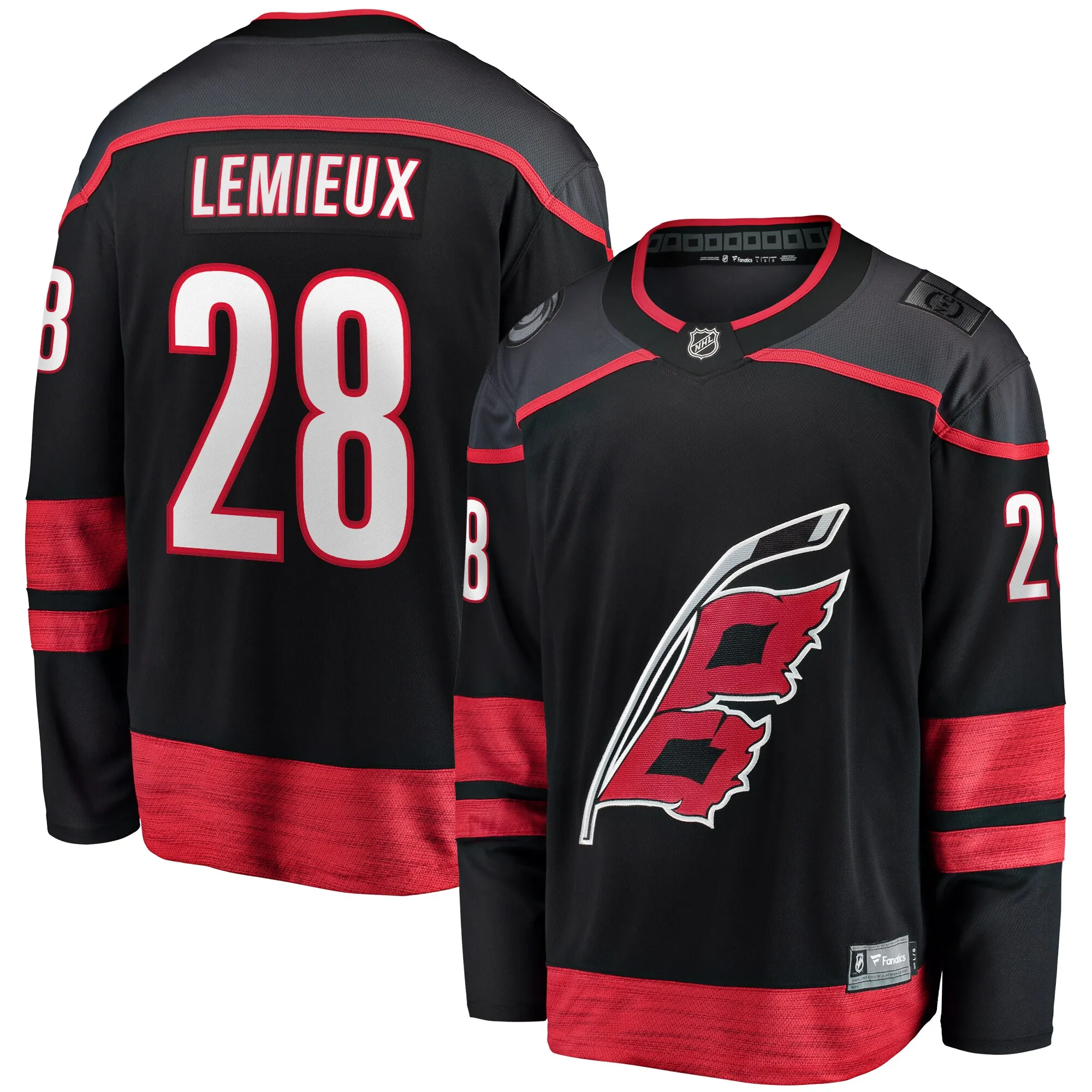 Brendan Lemieux Carolina Hurricanes Fanatics Home Premier Breakaway Player Jersey - Black