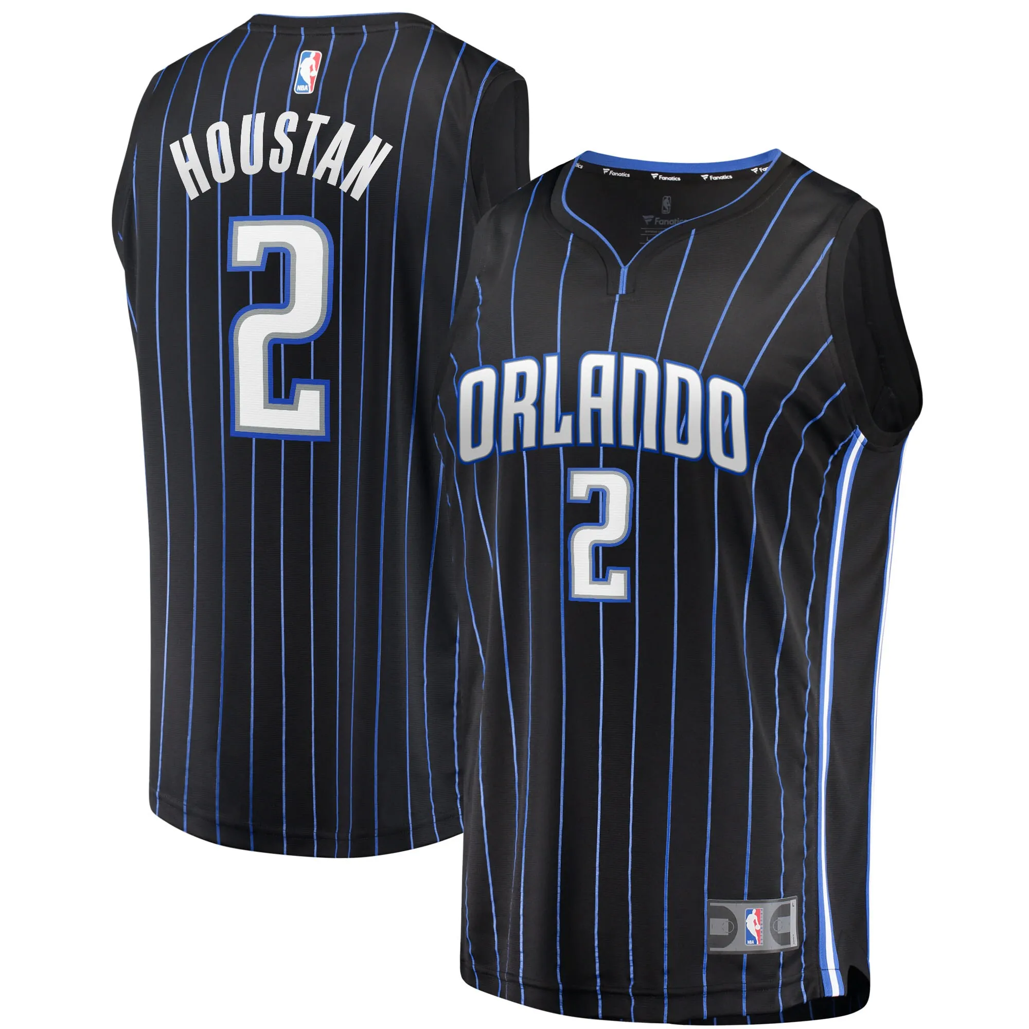 Caleb Houstan Orlando Magic Fanatics Fast Break Replica Jersey - Icon Edition - Black