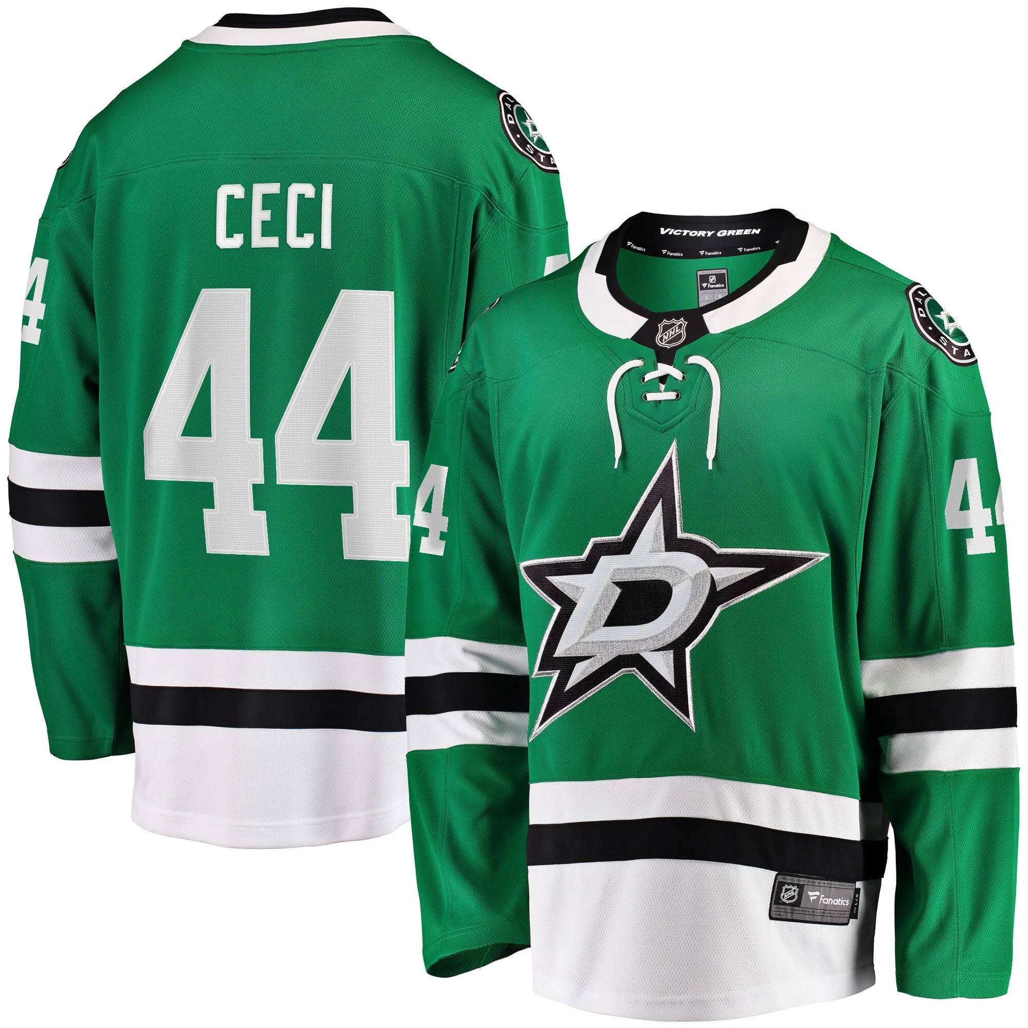 Cody Ceci Dallas Stars Fanatics Home Breakaway Jersey - Kelly Green