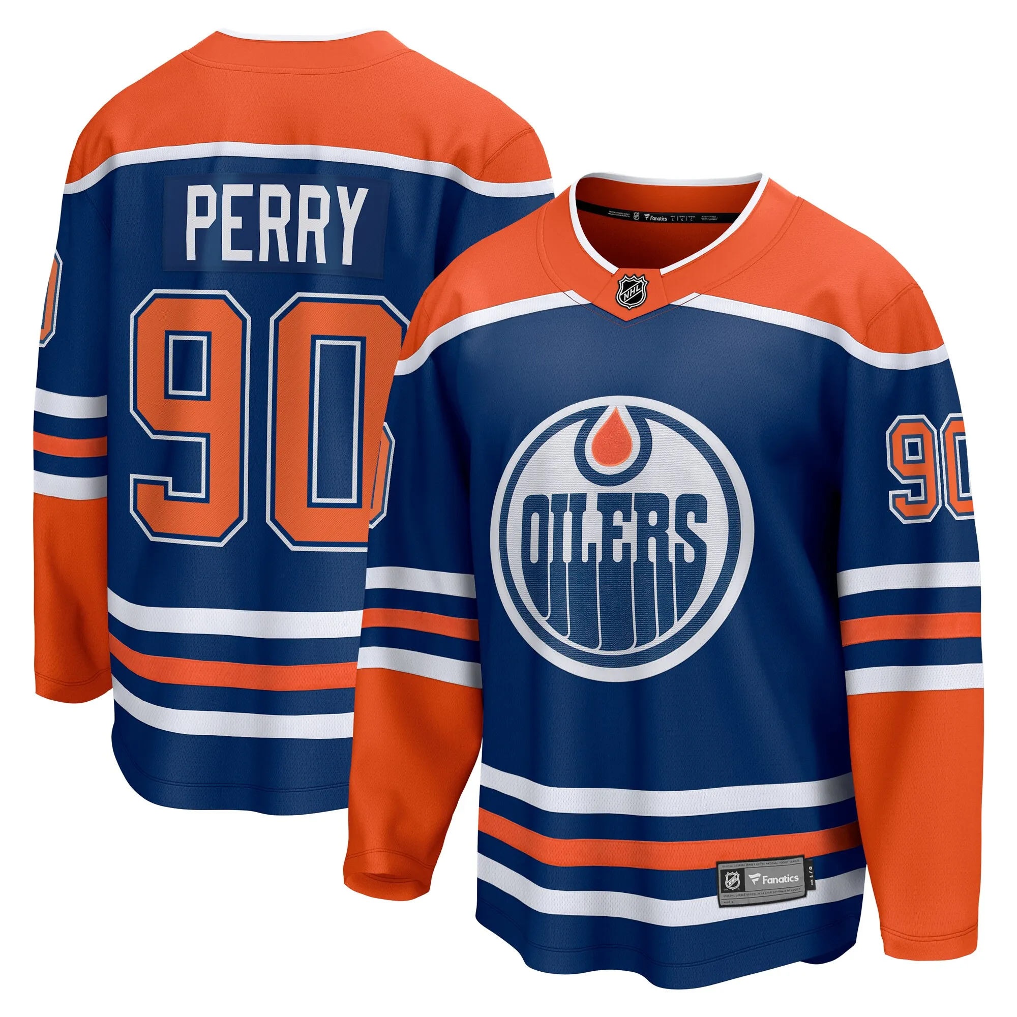 Corey Perry Edmonton Oilers Fanatics Home Premier Breakaway Player Jersey - Royal