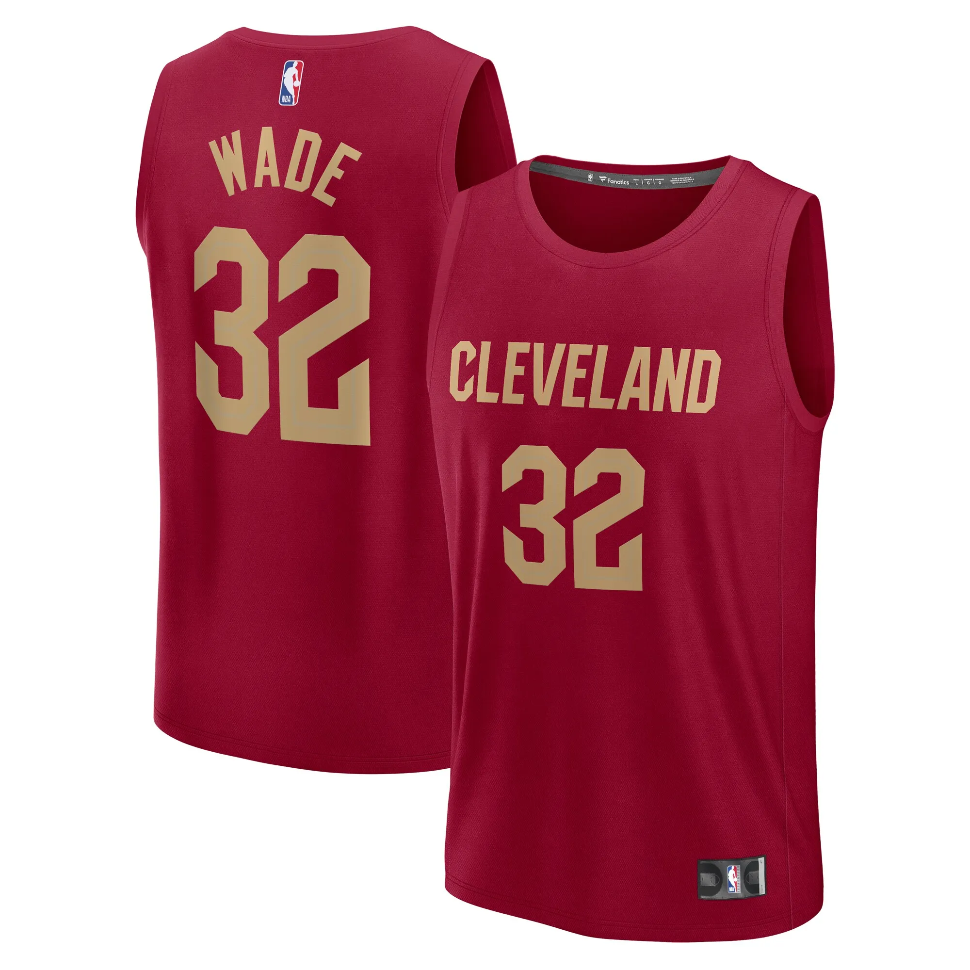 Dean Wade Cleveland Cavaliers Fanatics Fast Break Player Jersey - Icon Edition - Wine