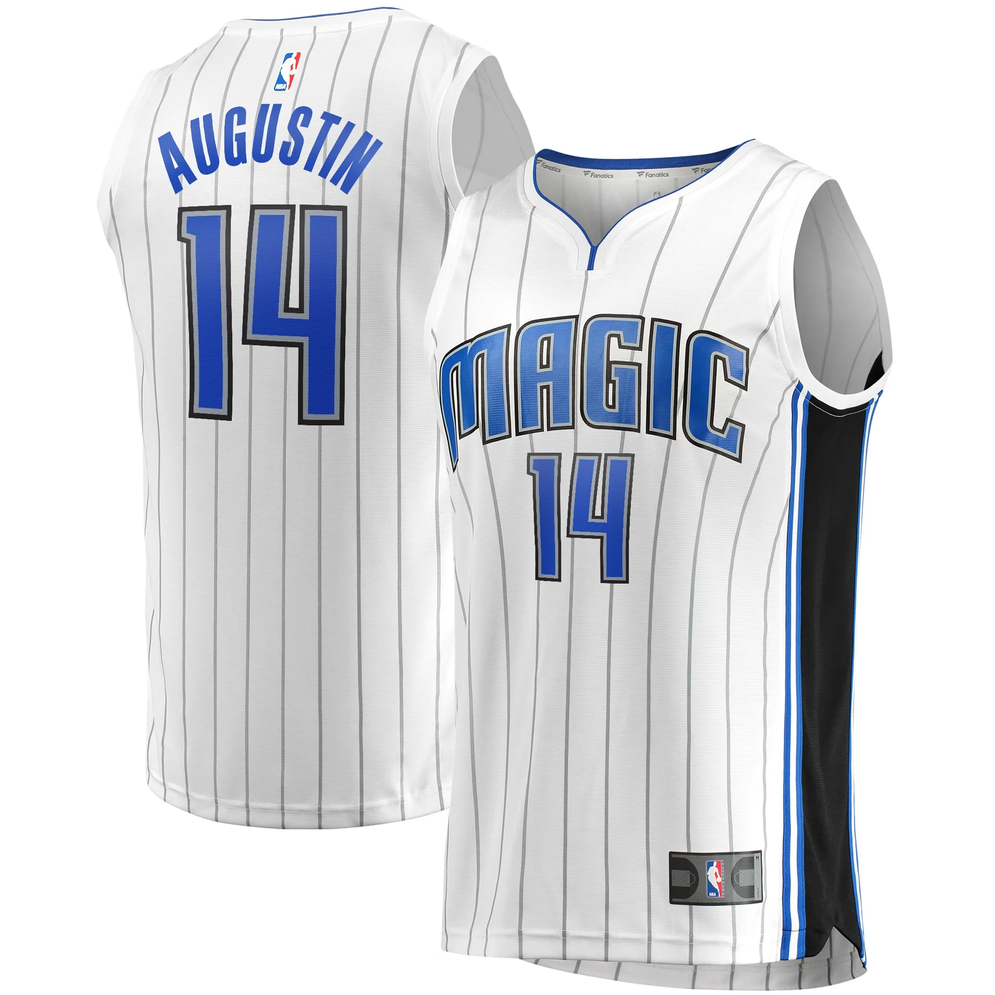 DJ Augustin Orlando Magic Fanatics Fast Break Replica Player Team Jersey - Association Edition - White