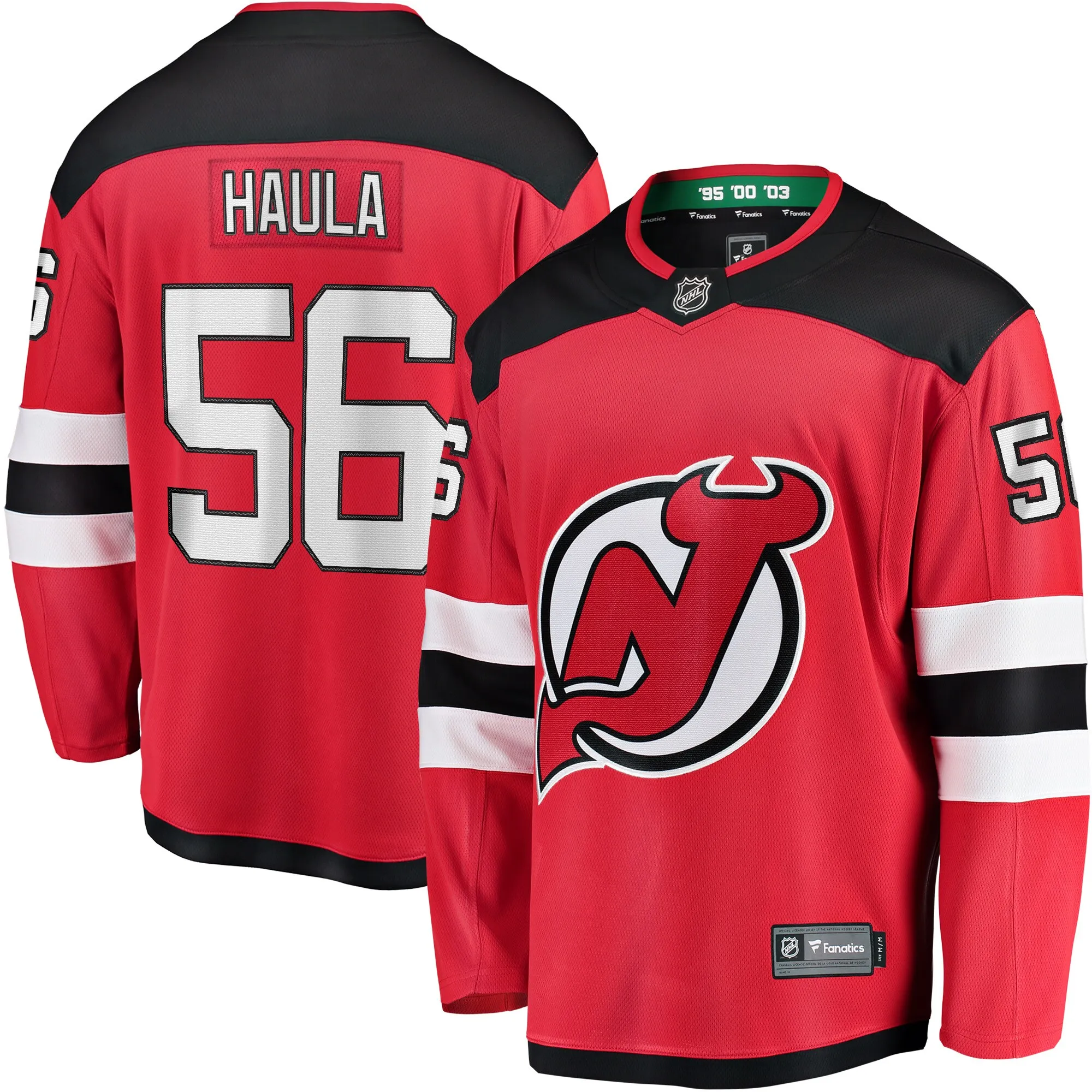 Erik Haula New Jersey Devils Fanatics Home Breakaway Player Jersey - Red