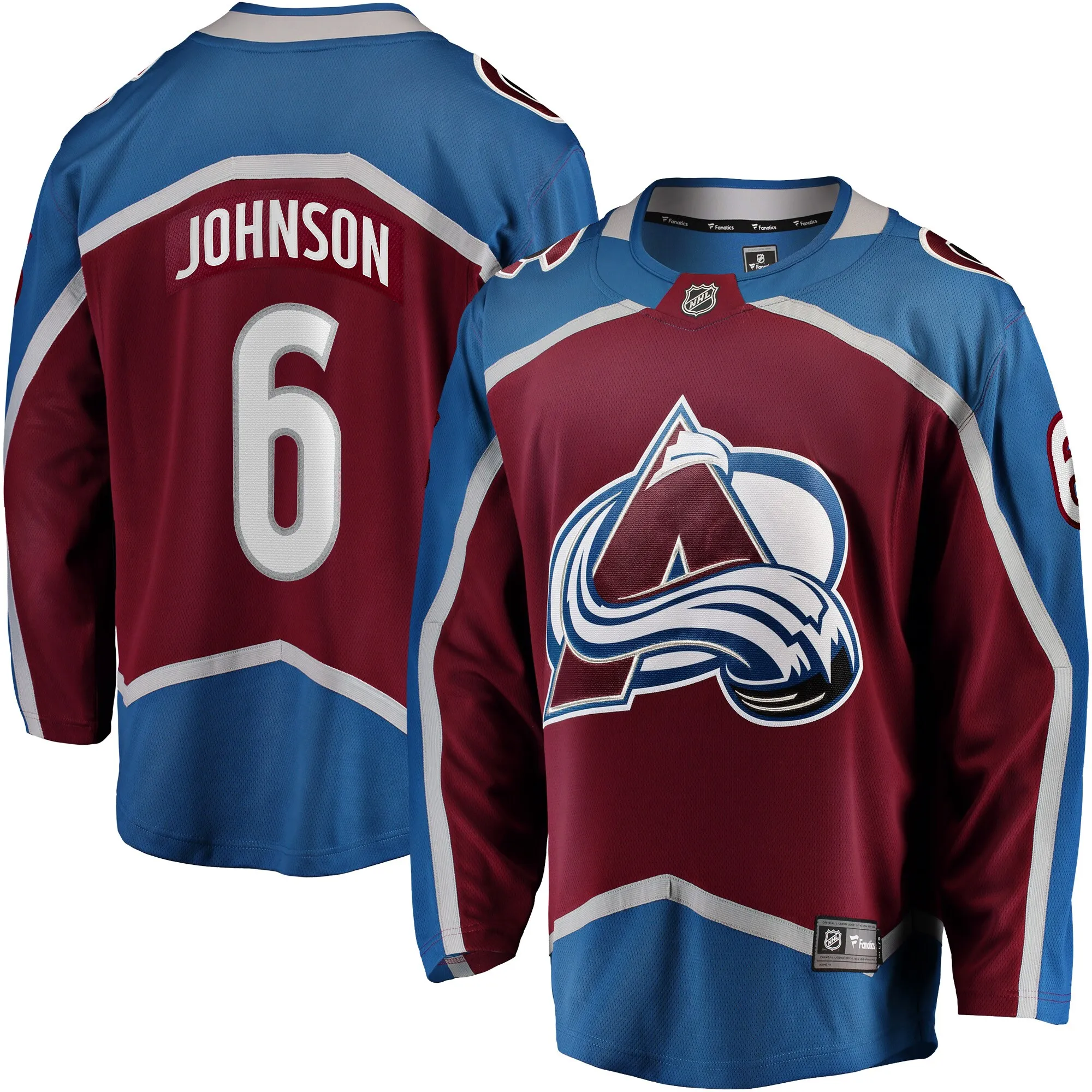 Erik Johnson Colorado Avalanche Fanatics Home Breakaway Jersey - Burgundy