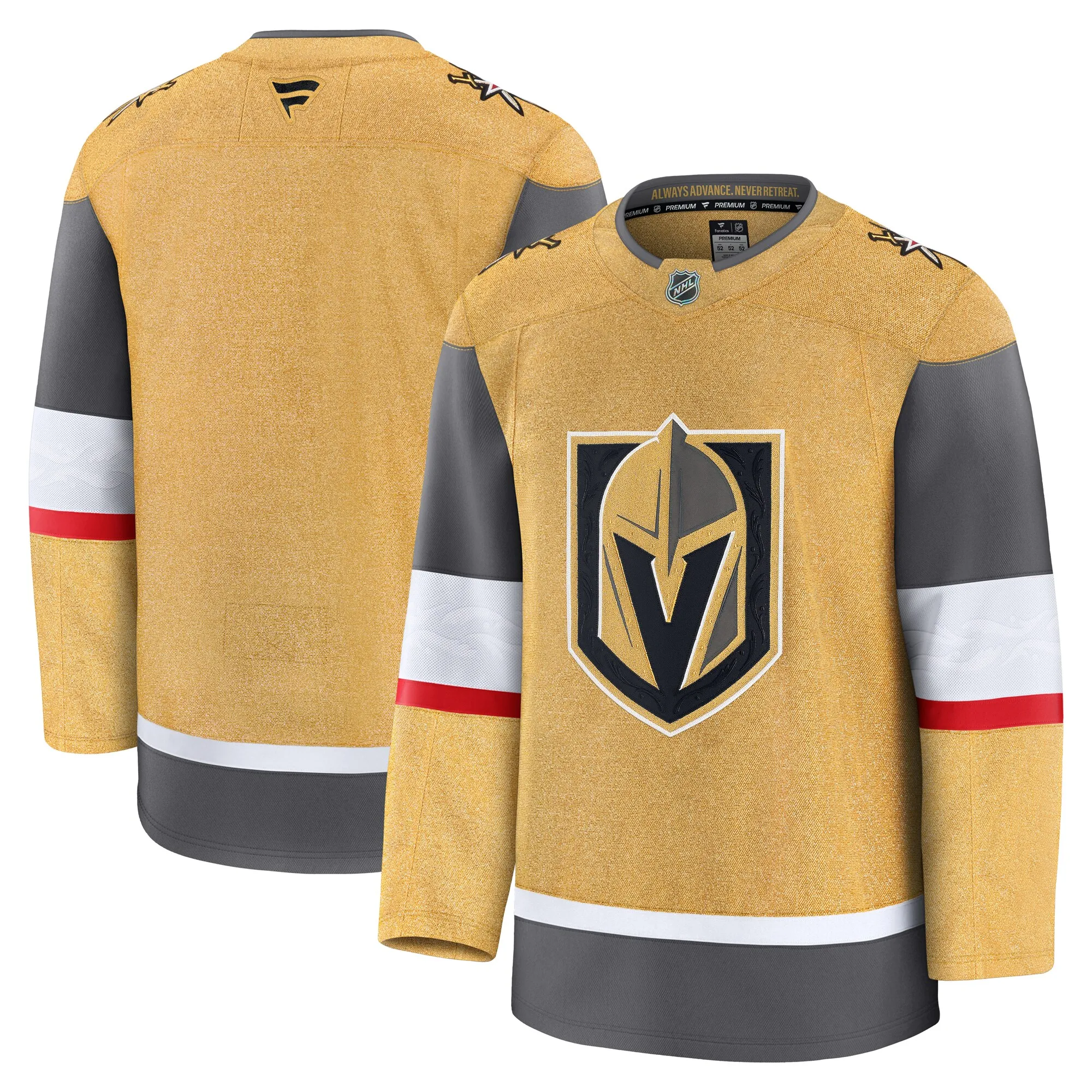Vegas Golden Knights Fanatics Home Premium Jersey - Gold