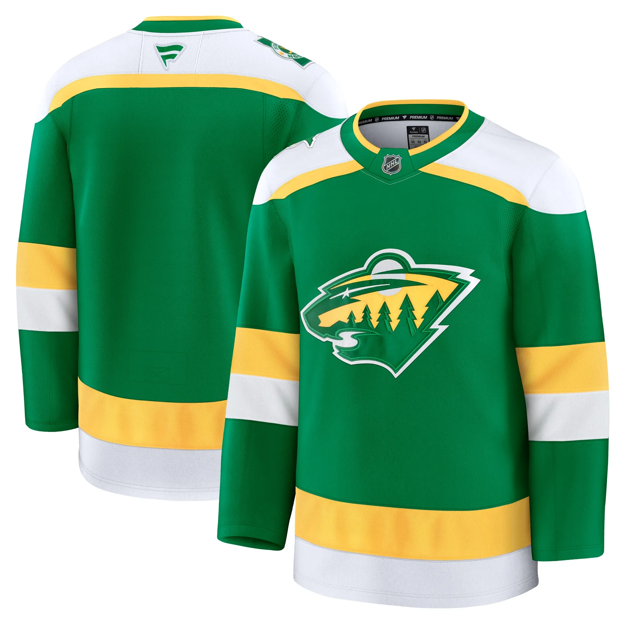 Minnesota Wild Fanatics Alternate Premium Jersey - Green