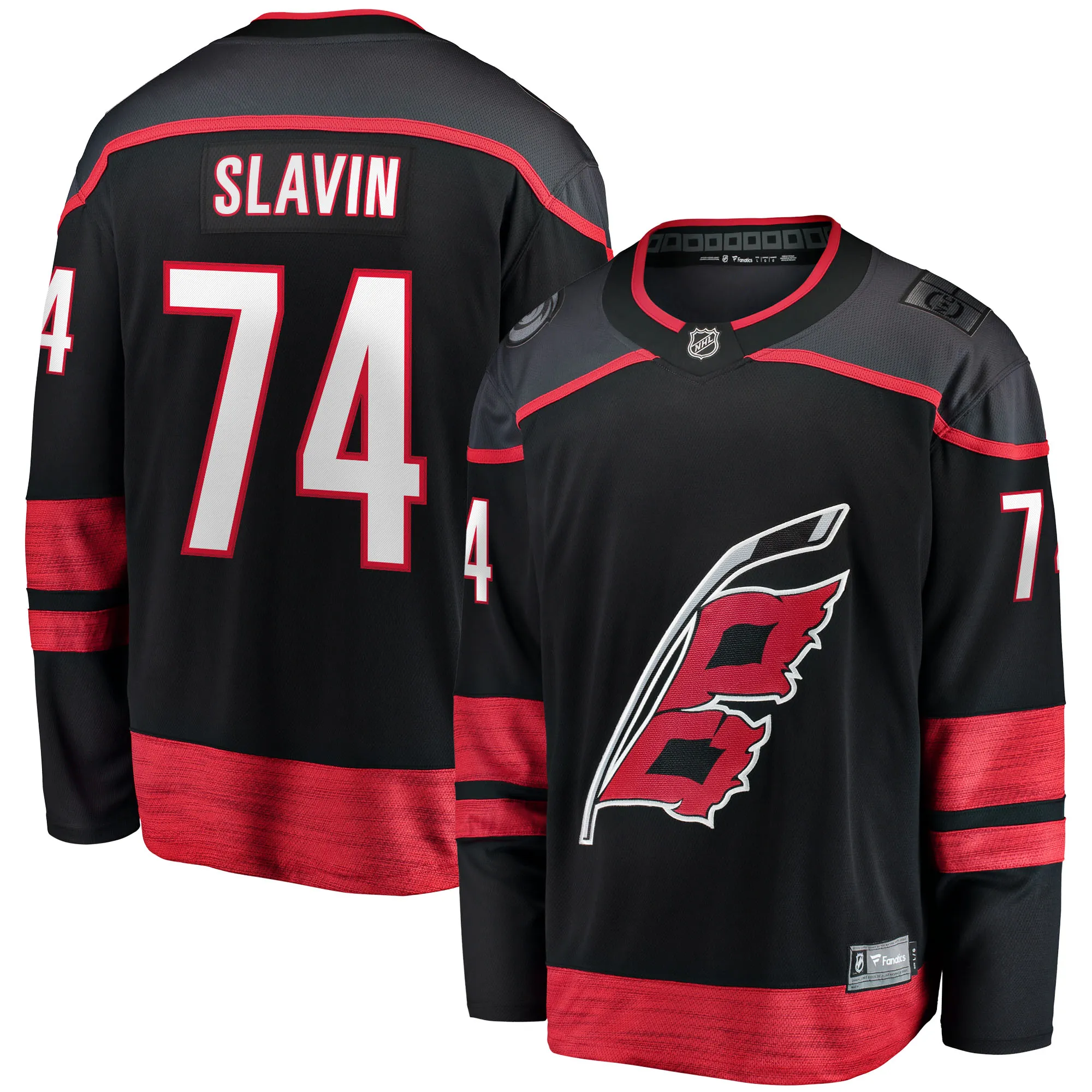 Jaccob Slavin Carolina Hurricanes Fanatics Home Breakaway Player Jersey - Black
