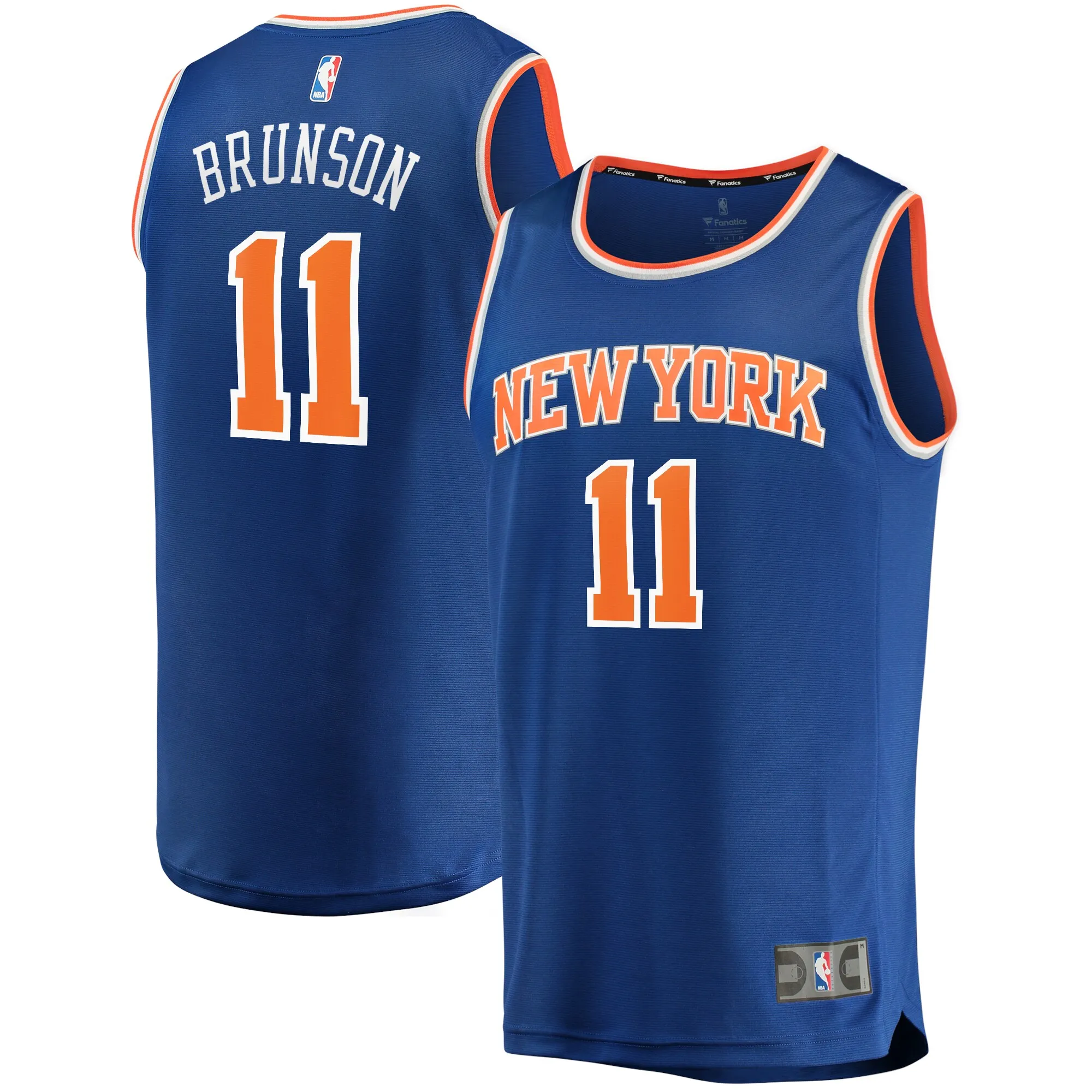 Jalen Brunson New York Knicks Fanatics Big & Tall Fast Break Player Jersey - Royal - Icon Edition