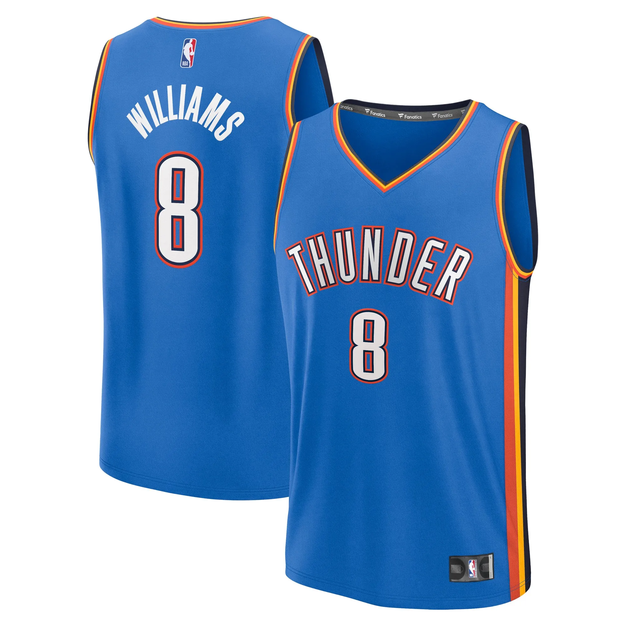 Jalen Williams Oklahoma City Thunder Fanatics Fast Break Replica Player Jersey - Icon Edition - Blue