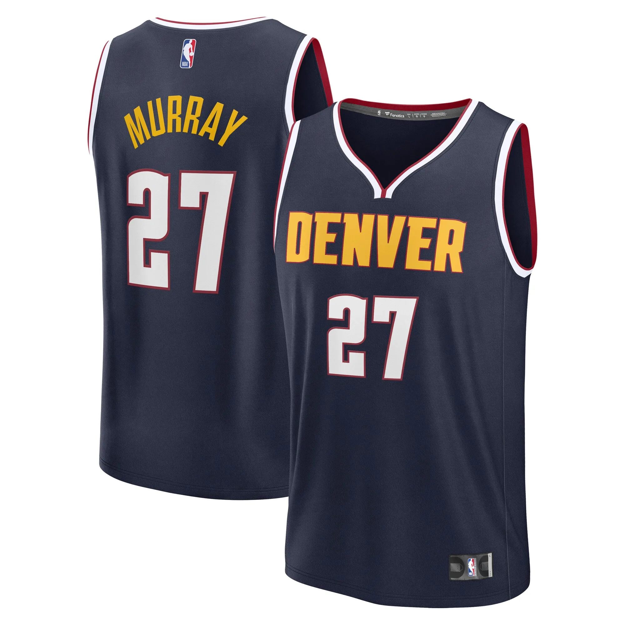Jamal Murray Denver Nuggets Fanatics Fast Break Replica Player Jersey - Icon Edition - Navy