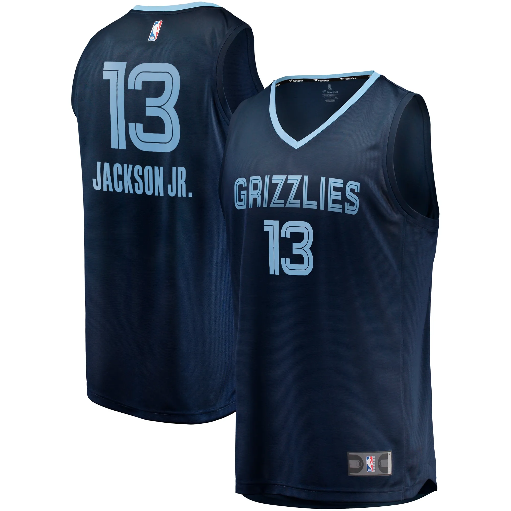 Jaren Jackson Jr. Memphis Grizzlies Fanatics Fast Break Replica Jersey - Icon Edition - Navy