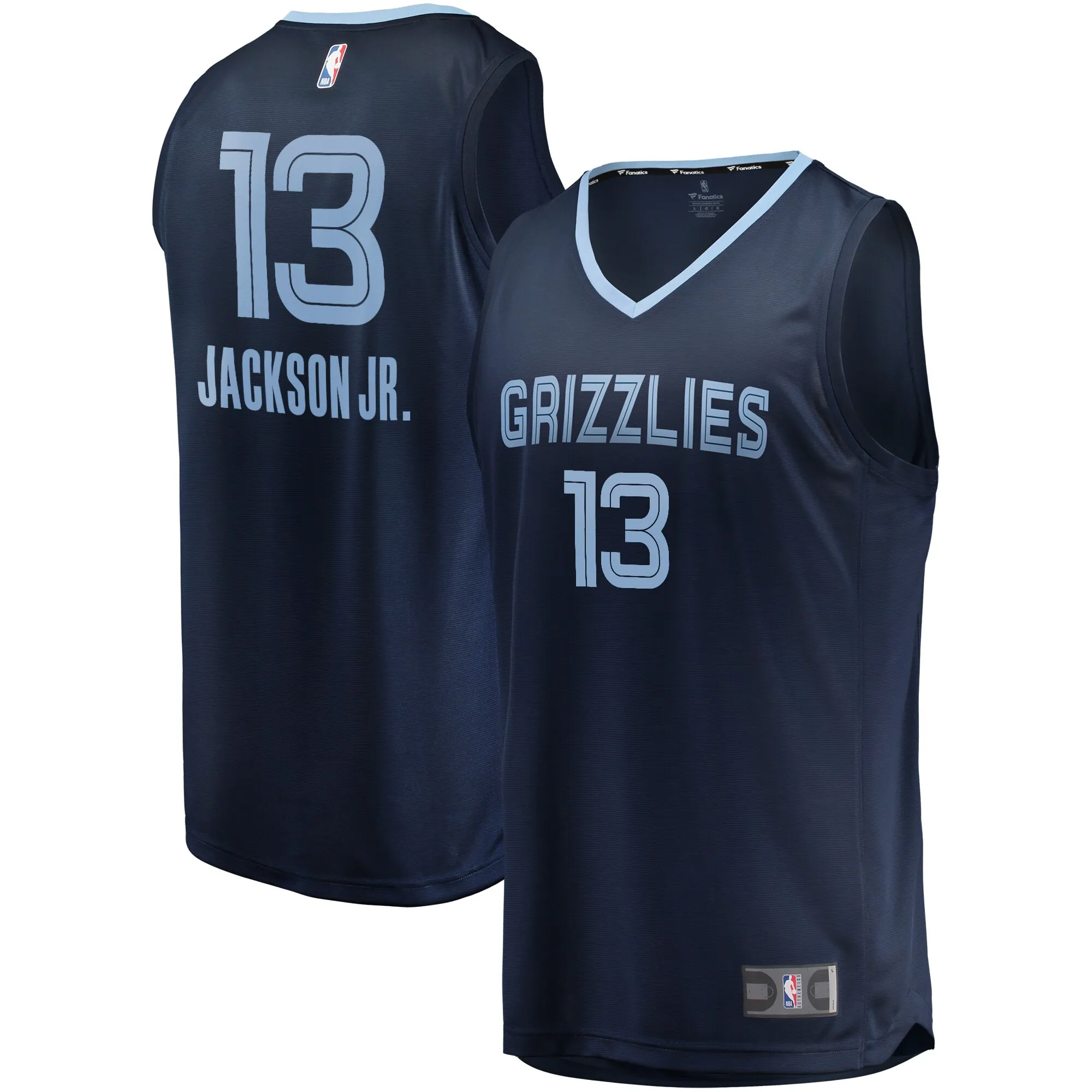 Jaren Jackson Jr. Memphis Grizzlies Fanatics Replica Fast Break Jersey - Navy - Icon Edition