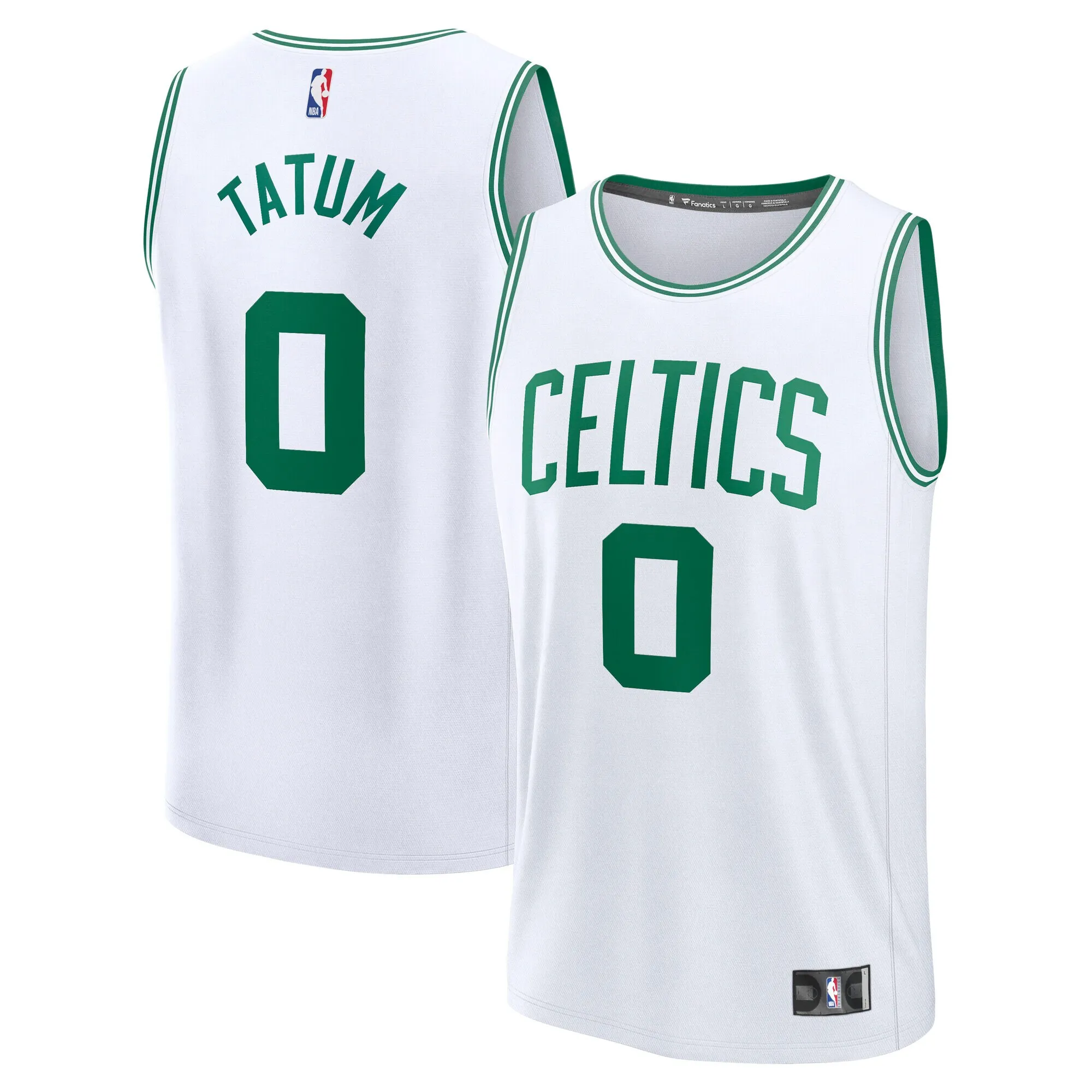Jayson Tatum Boston Celtics Fanatics Fast Break Replica Player Jersey - Association Edition - White