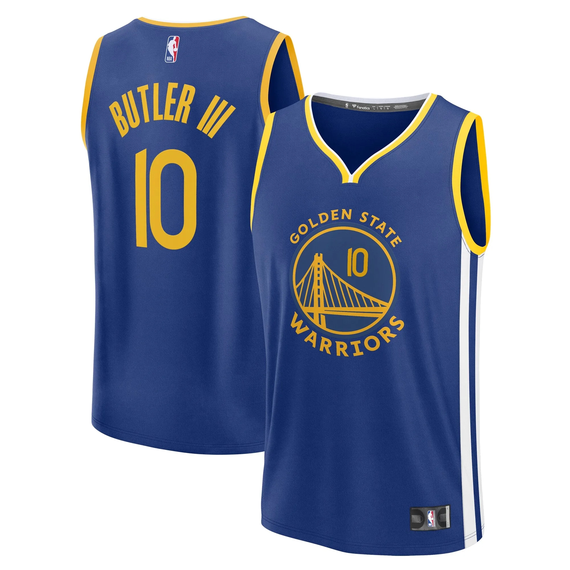 Jimmy Butler III Golden State Warriors Fanatics Fast Break Replica Player Jersey  - Icon Edition – Royal