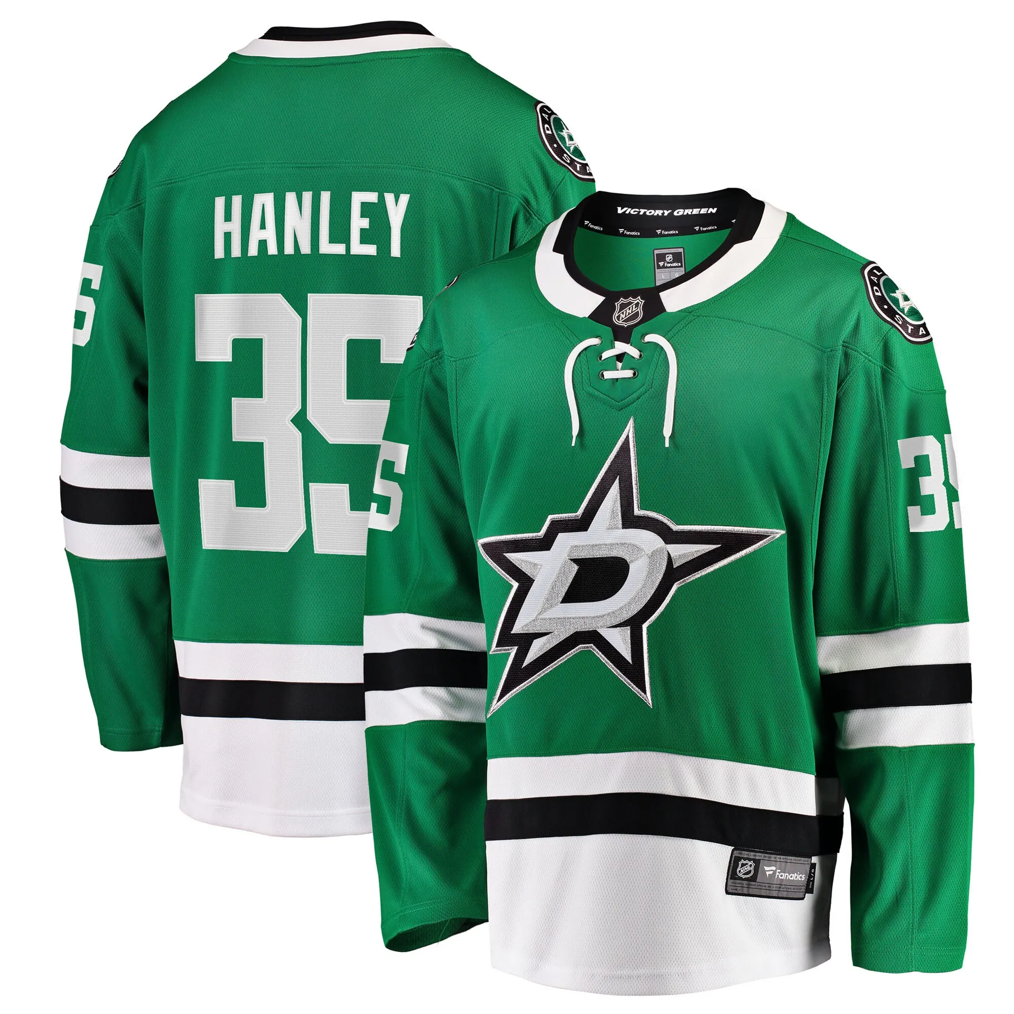 Joel Hanley Dallas Stars Fanatics Breakaway Player Jersey - Kelly Green