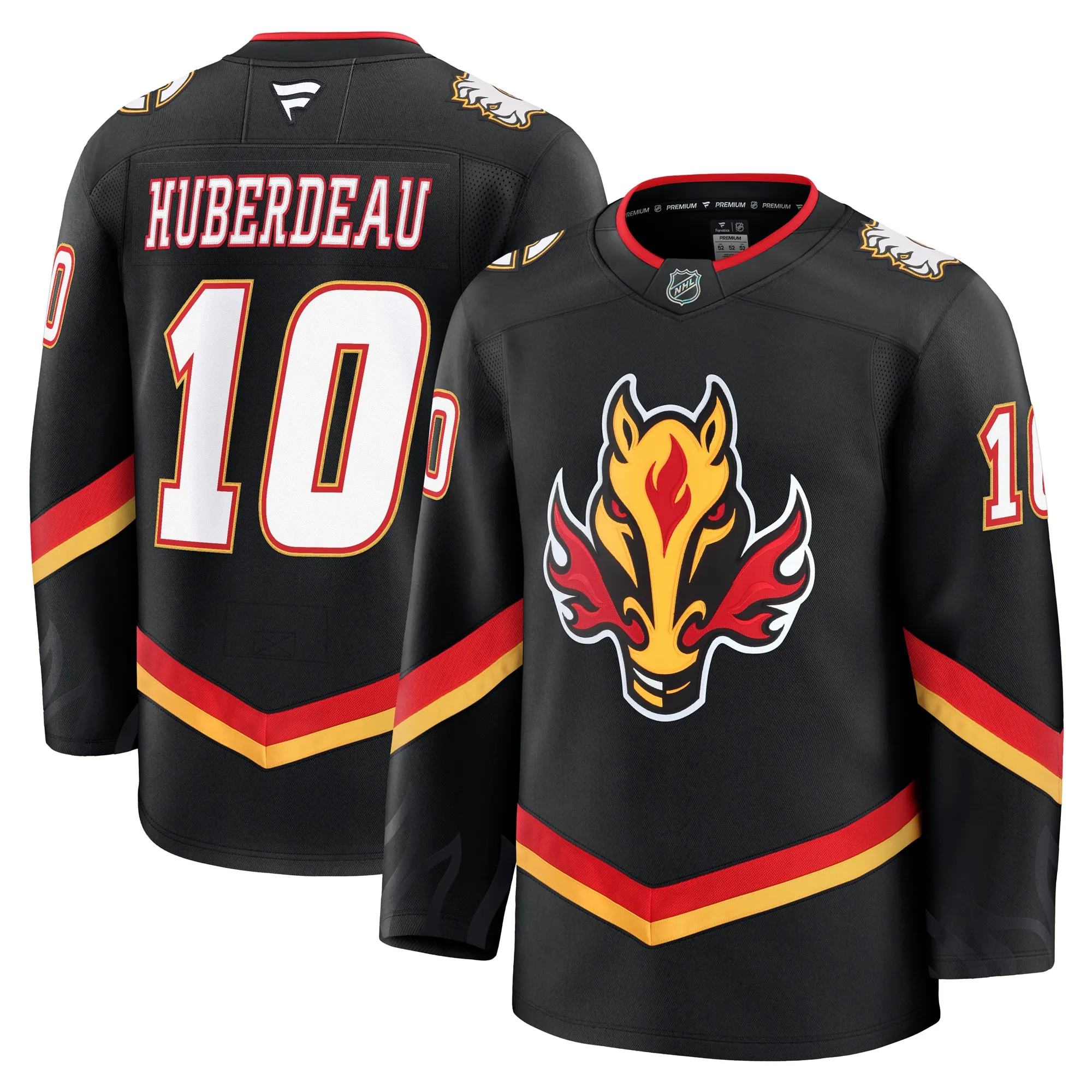 Jonathan Huberdeau Calgary Flames Fanatics Alternate Premium Jersey - Black