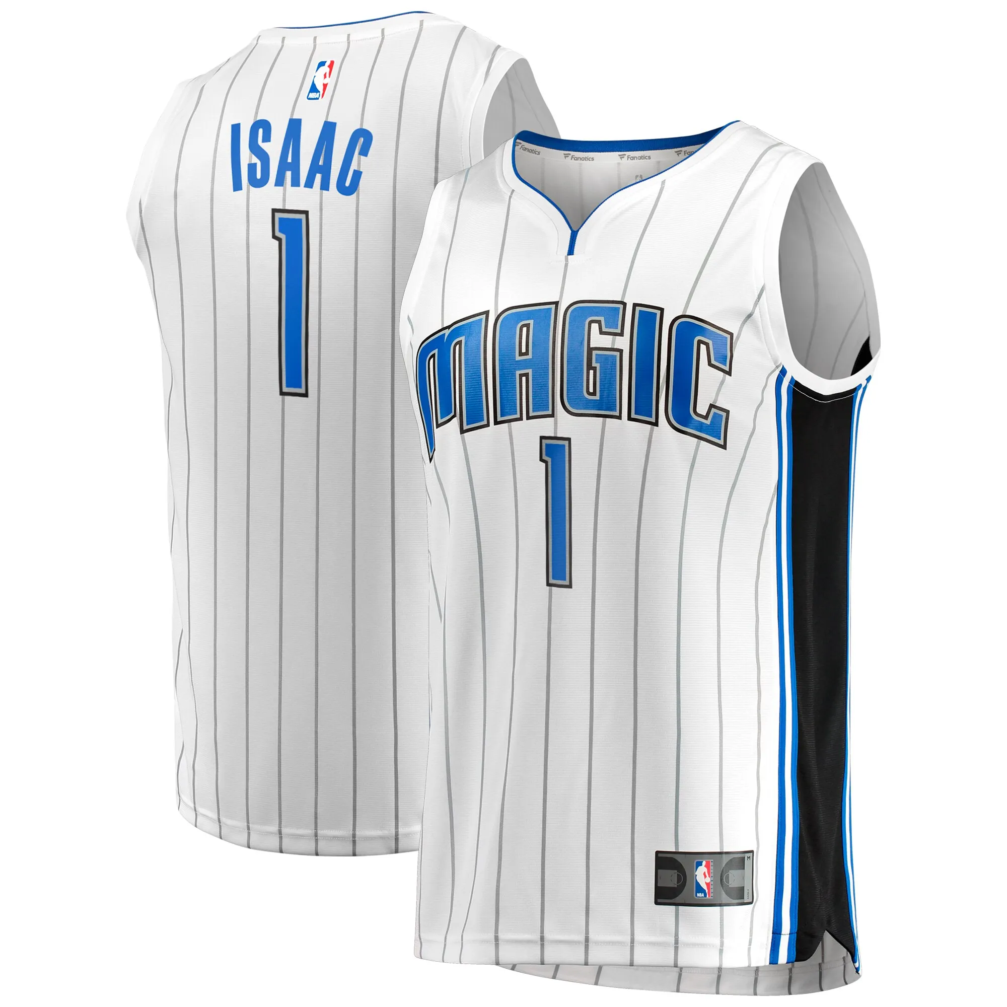 Jonathan Isaac Orlando Magic Fanatics Fast Break Jersey - Association Edition - White